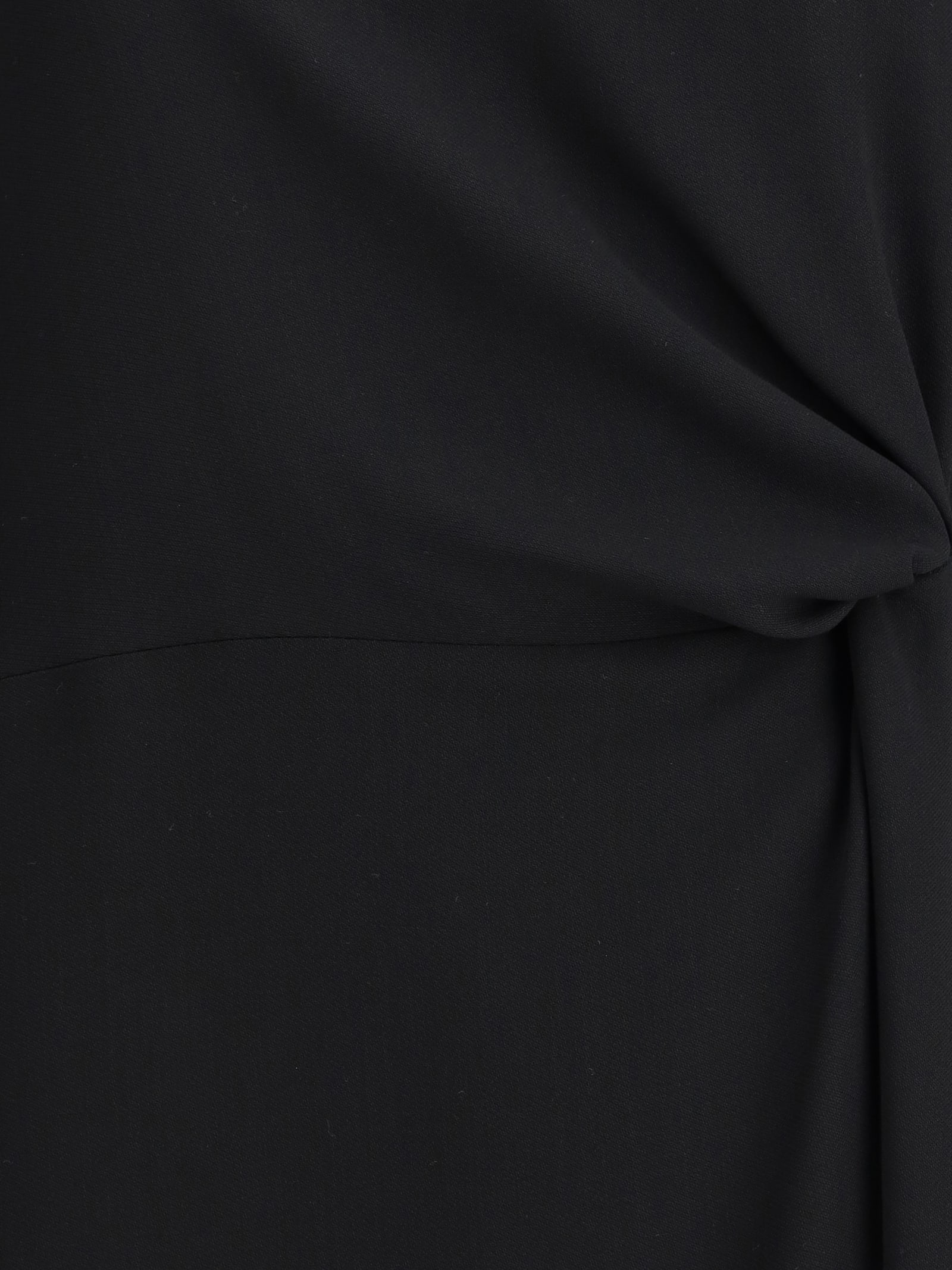 Crida Milano Praga Black Midi Dress In Black