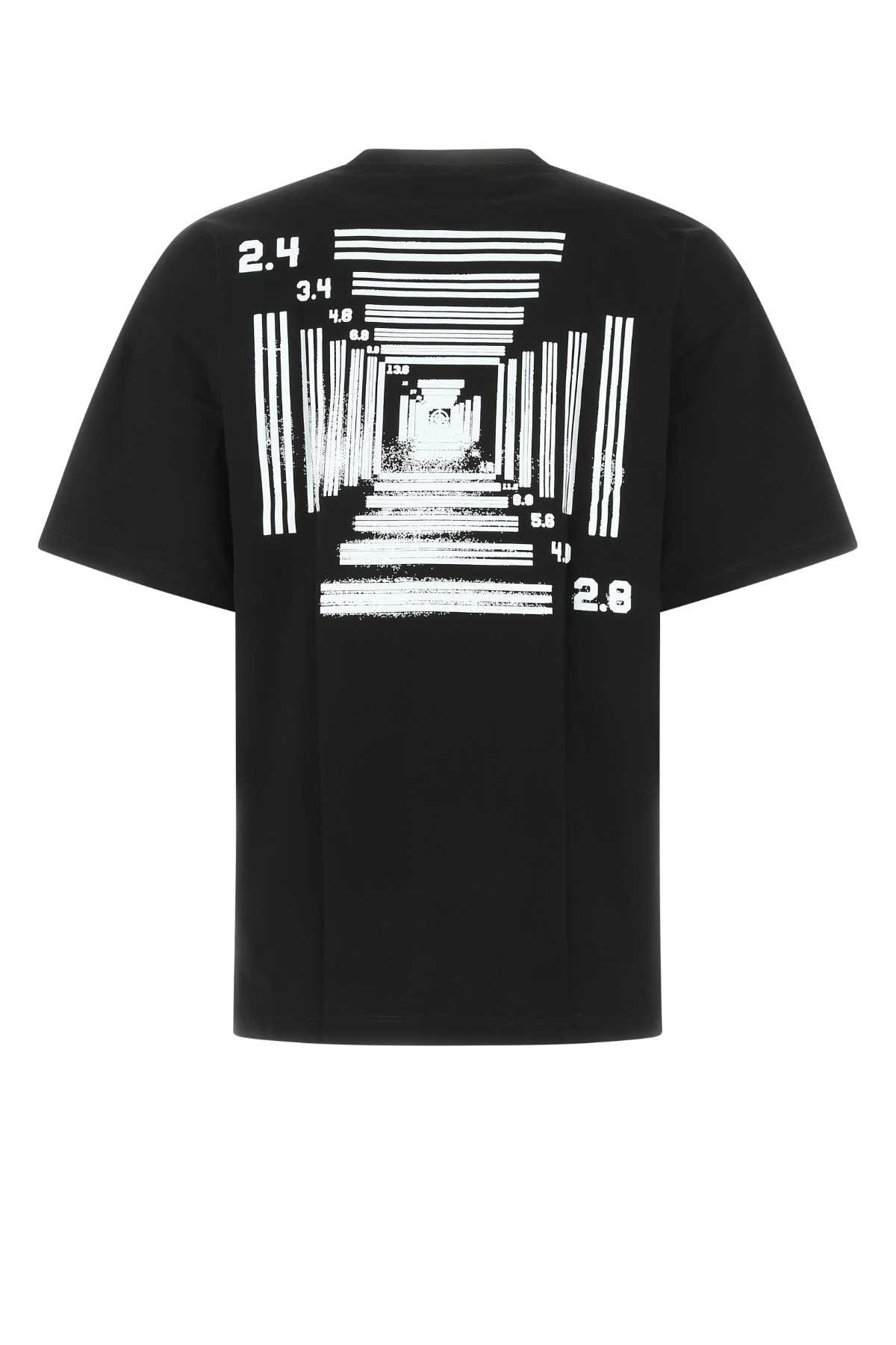 Shop Oamc Black Cotton Oversize T-shirt In 001