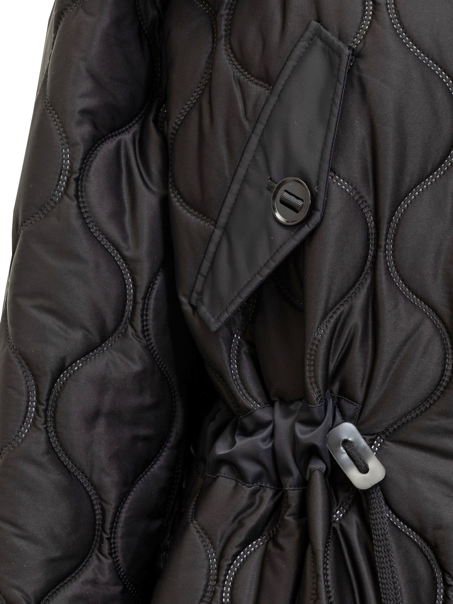 Shop Mackage Quilted Jacket With Logo In Black