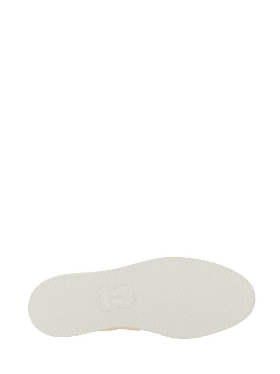 Shop Brunello Cucinelli Leather Sneaker In White