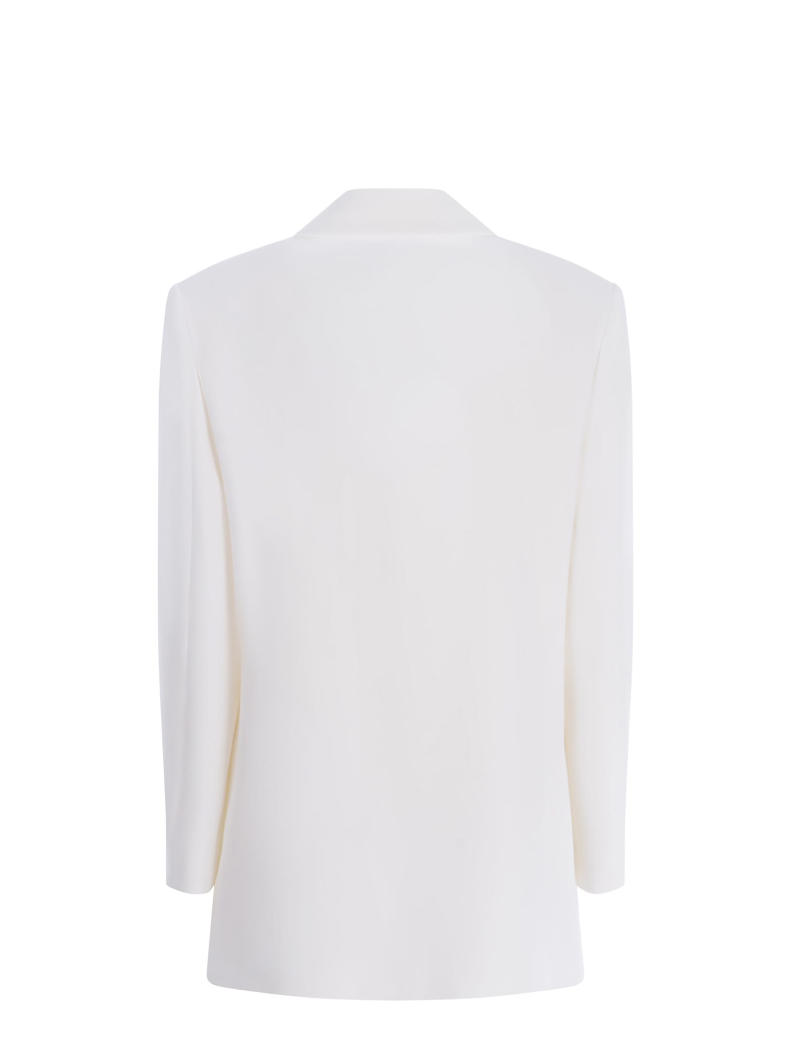 Shop Pinko Blazer  Esagerata Made Of Stretch Crêpe In White