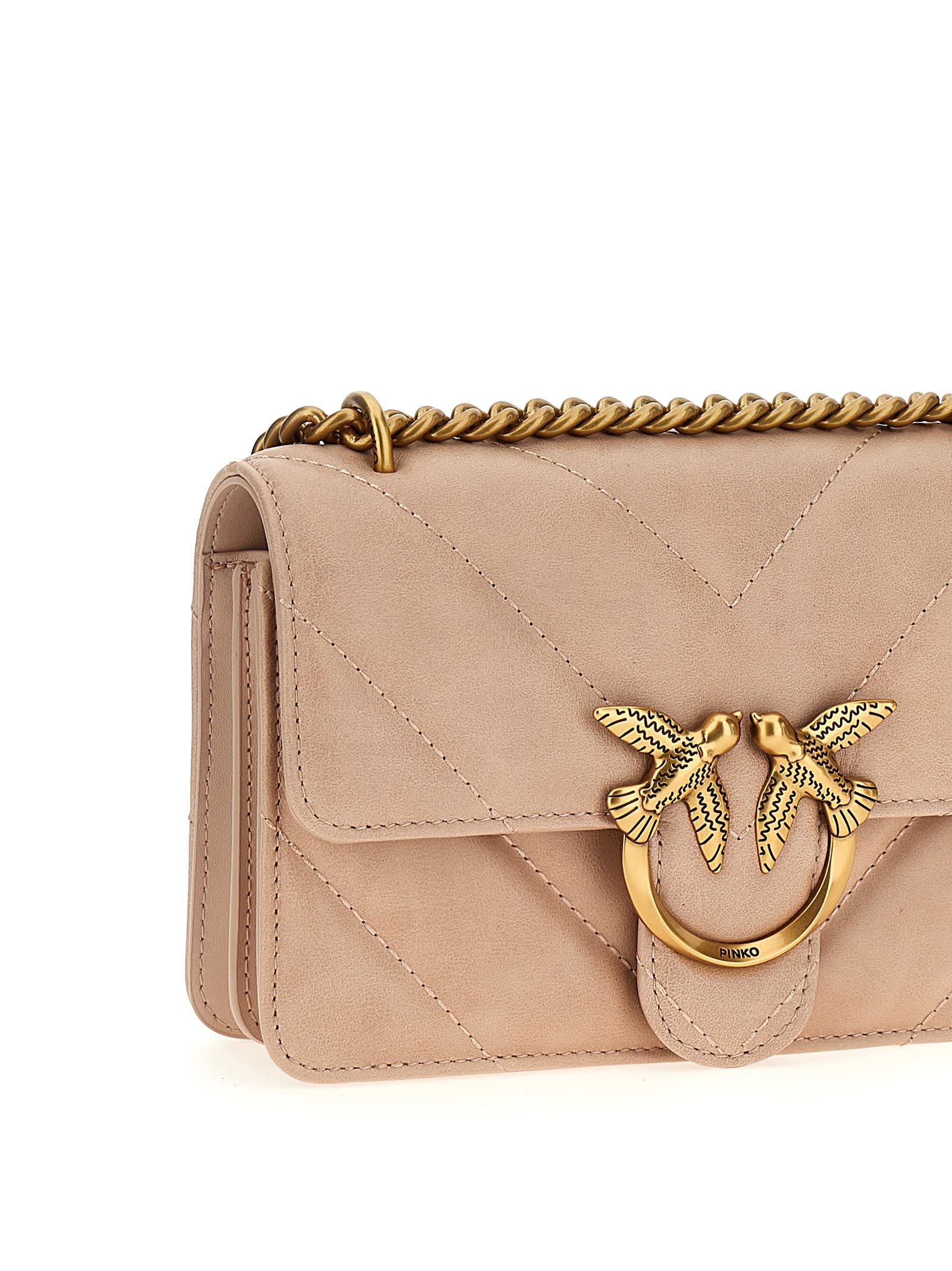 PINKO LOVE ONE MINI CROSSBODY BAG 