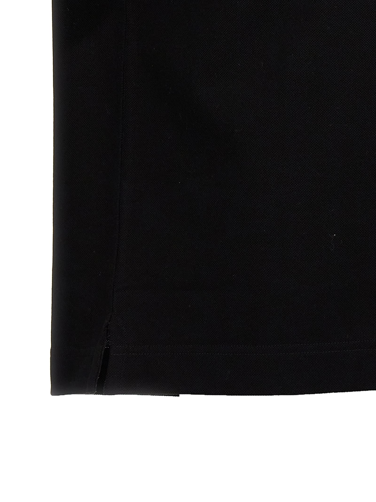 Shop Givenchy Placket Polo Shirt In Black