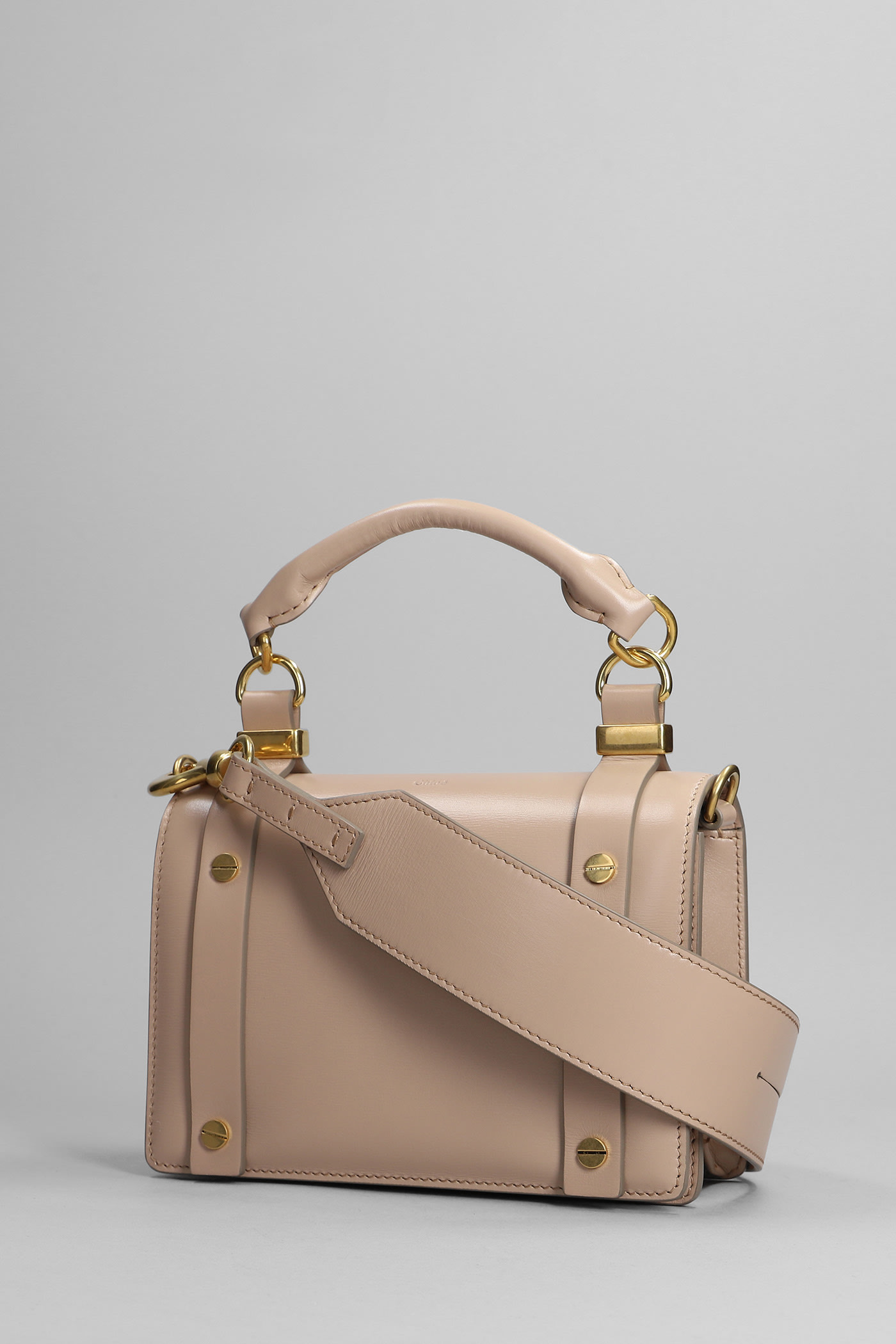 Chloé Ora Handbag In Beige