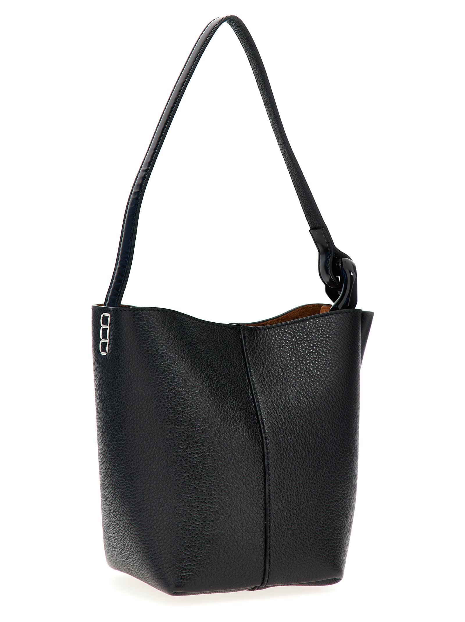 Shop Jw Anderson Jwa Corner Small Handbag In Black