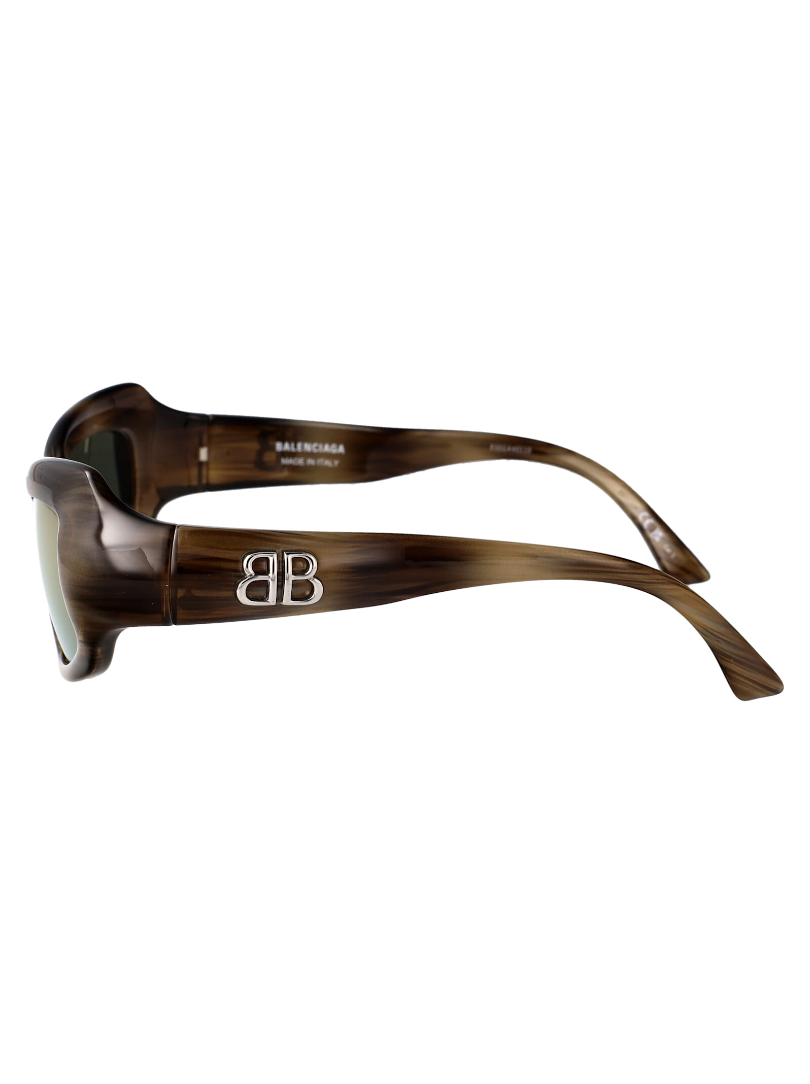 Balenciaga Injectate Havana Sunglasses In Havana-havana-bronze