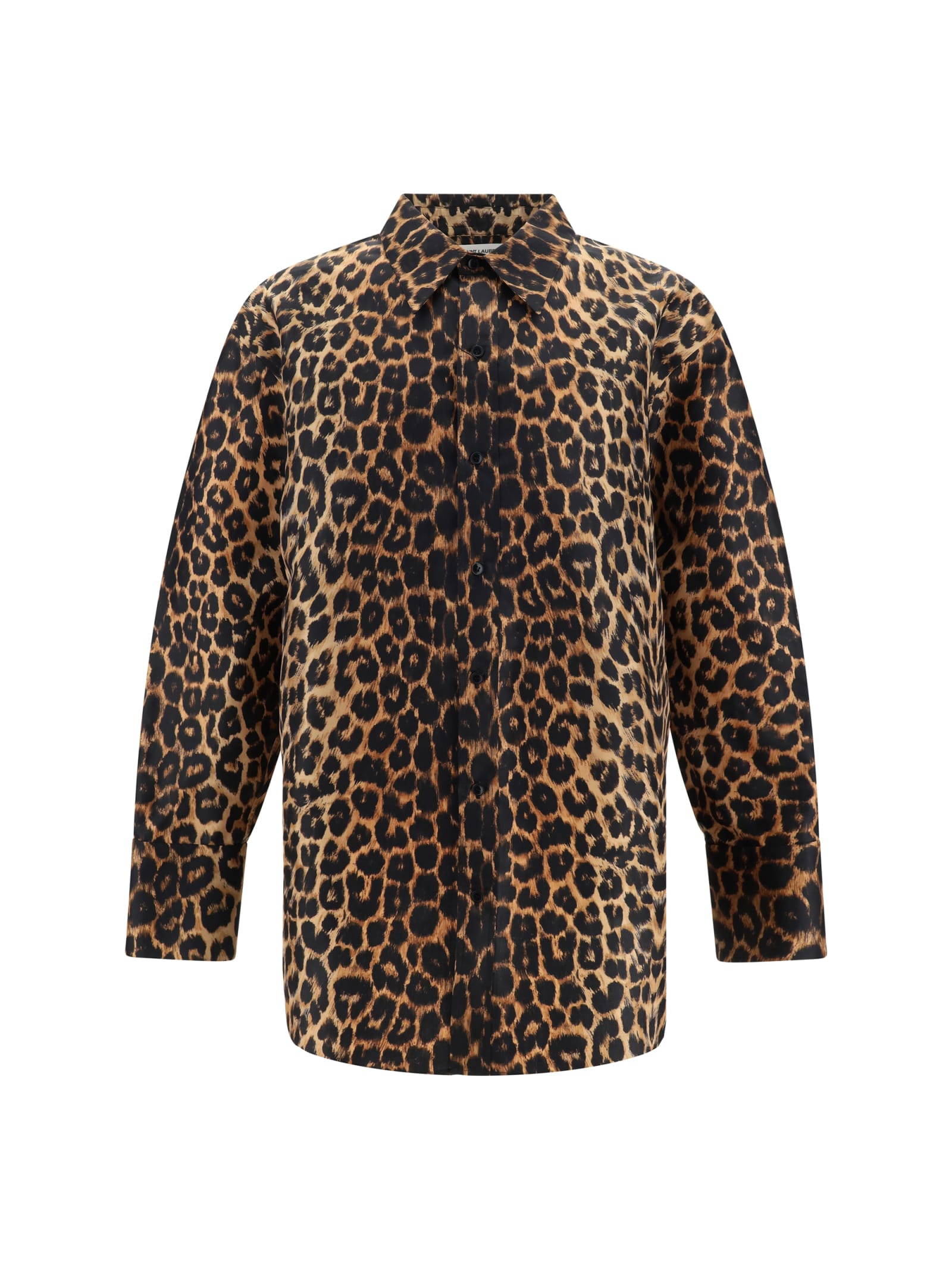 Shop Saint Laurent Shirt In Fauve