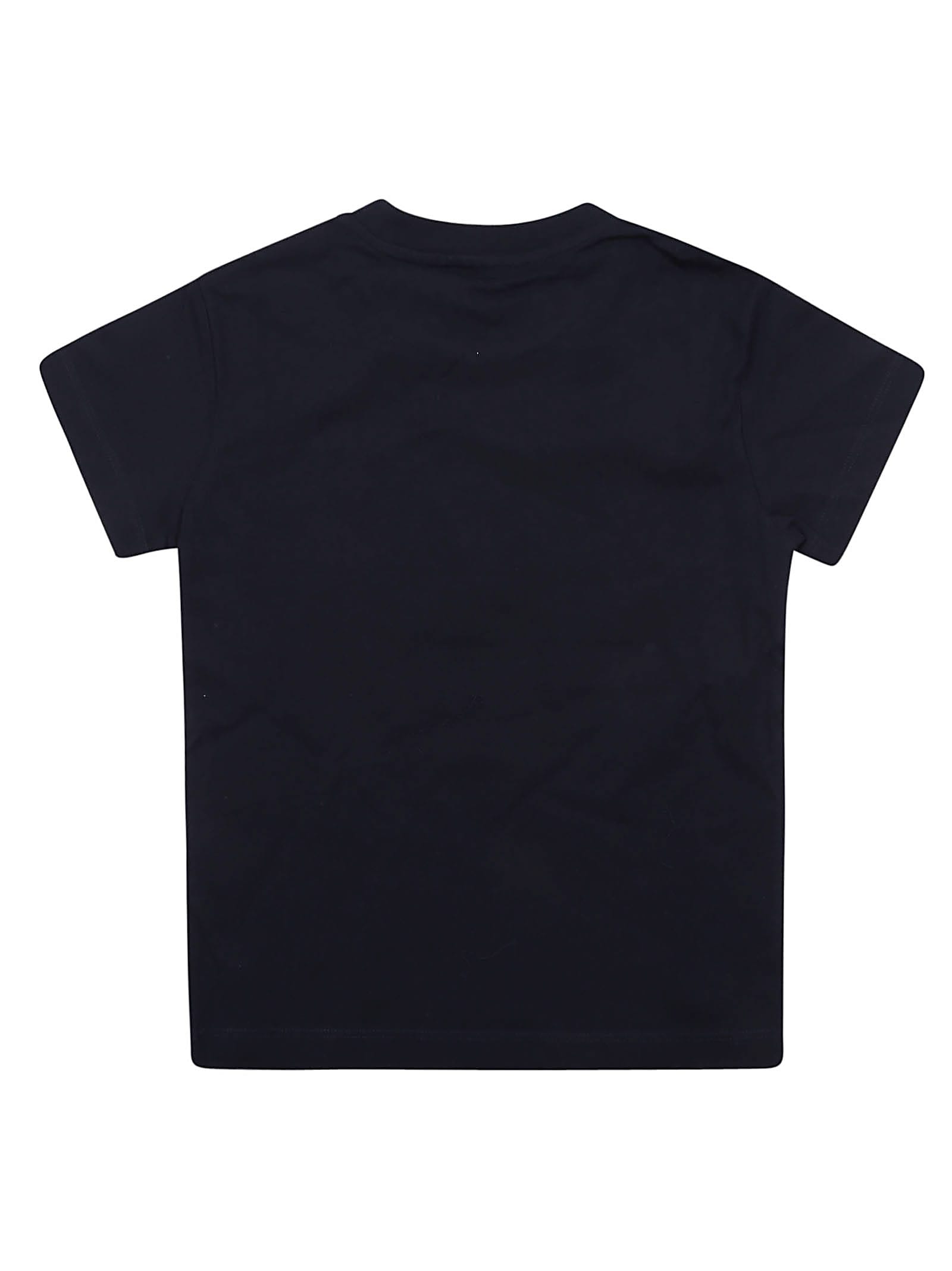 Shop Aspesi T-shirt M/corta In Blu Bianco