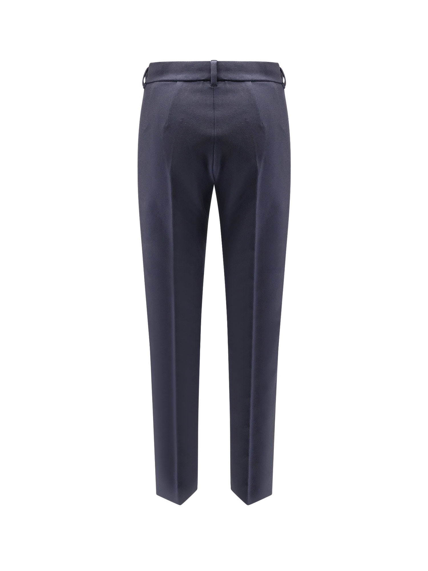 S Max Mara Umanita Cotton Blend Trousers In Blue