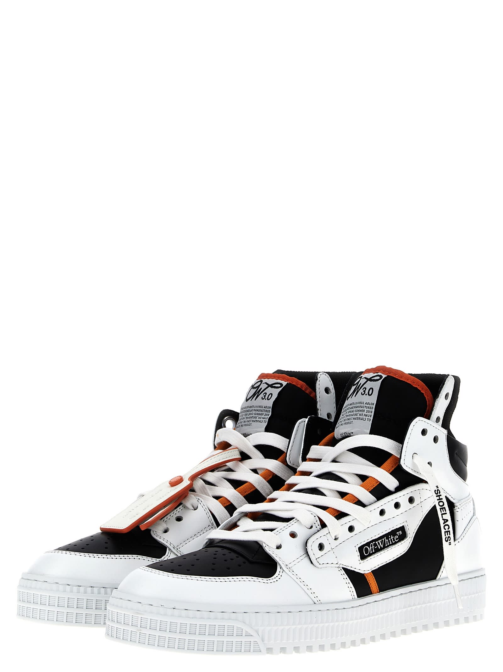 Shop Off-white 3.0 Off Court Sneakers In White/black