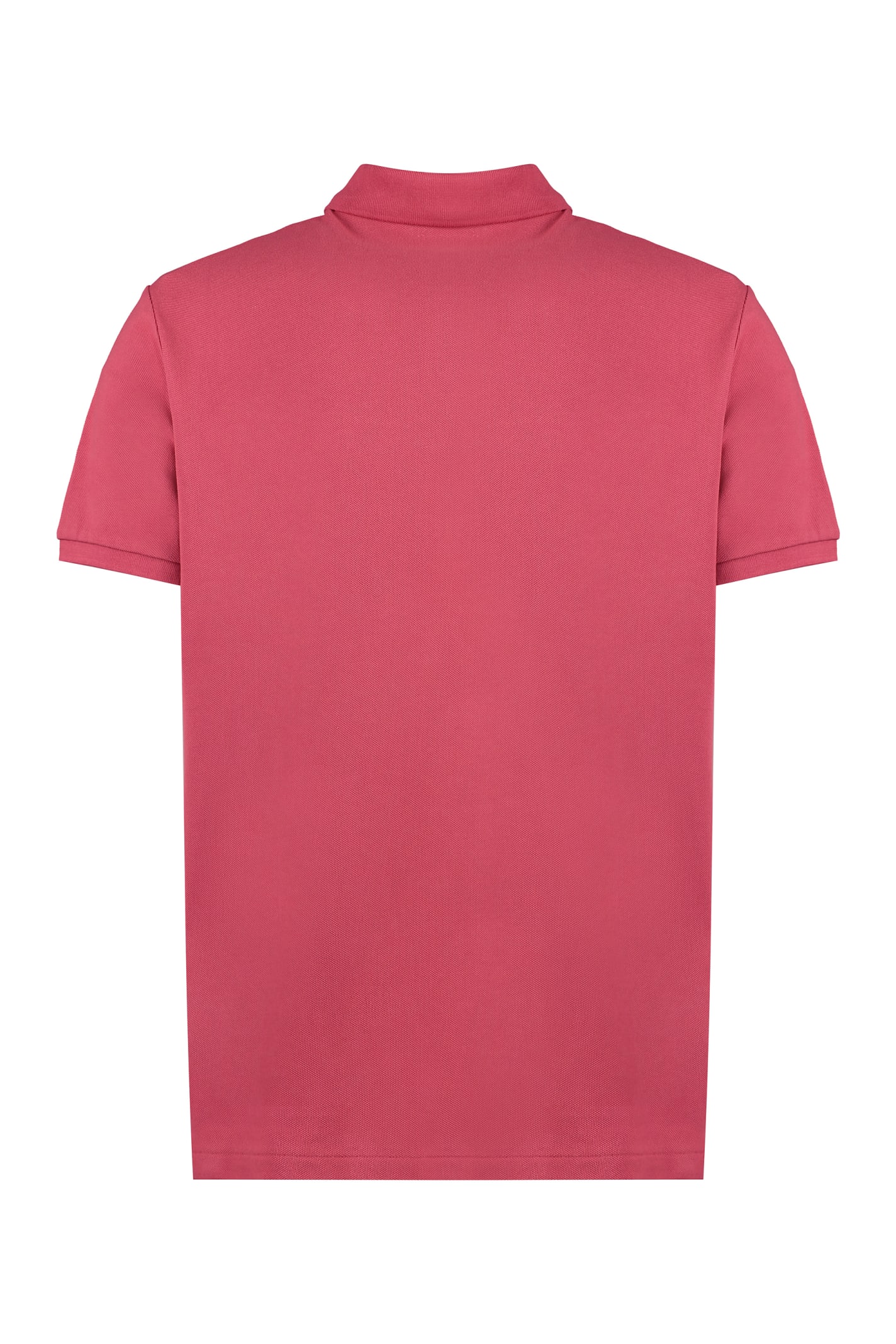 Shop Polo Ralph Lauren Cotton Piqué Polo Shirt In Red