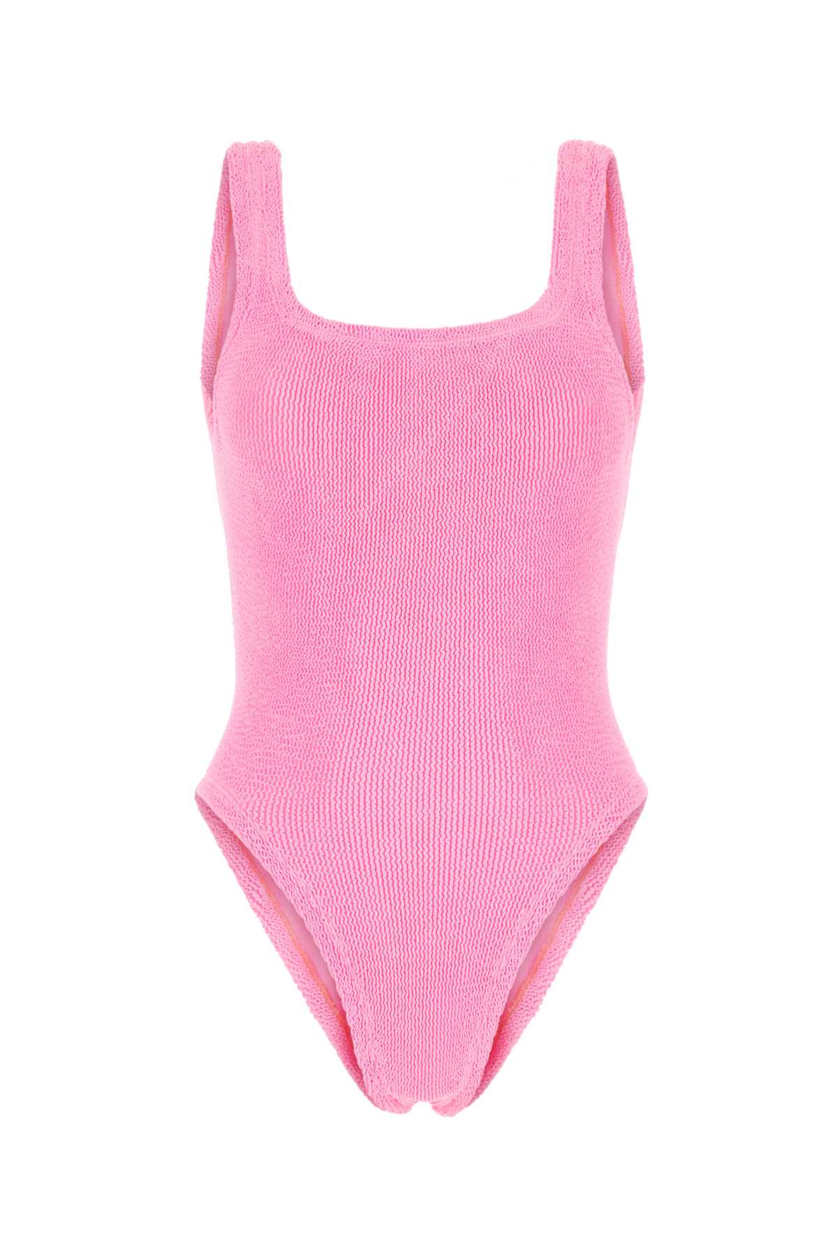 Fluo Pink Stretch Nylon Swimsuit