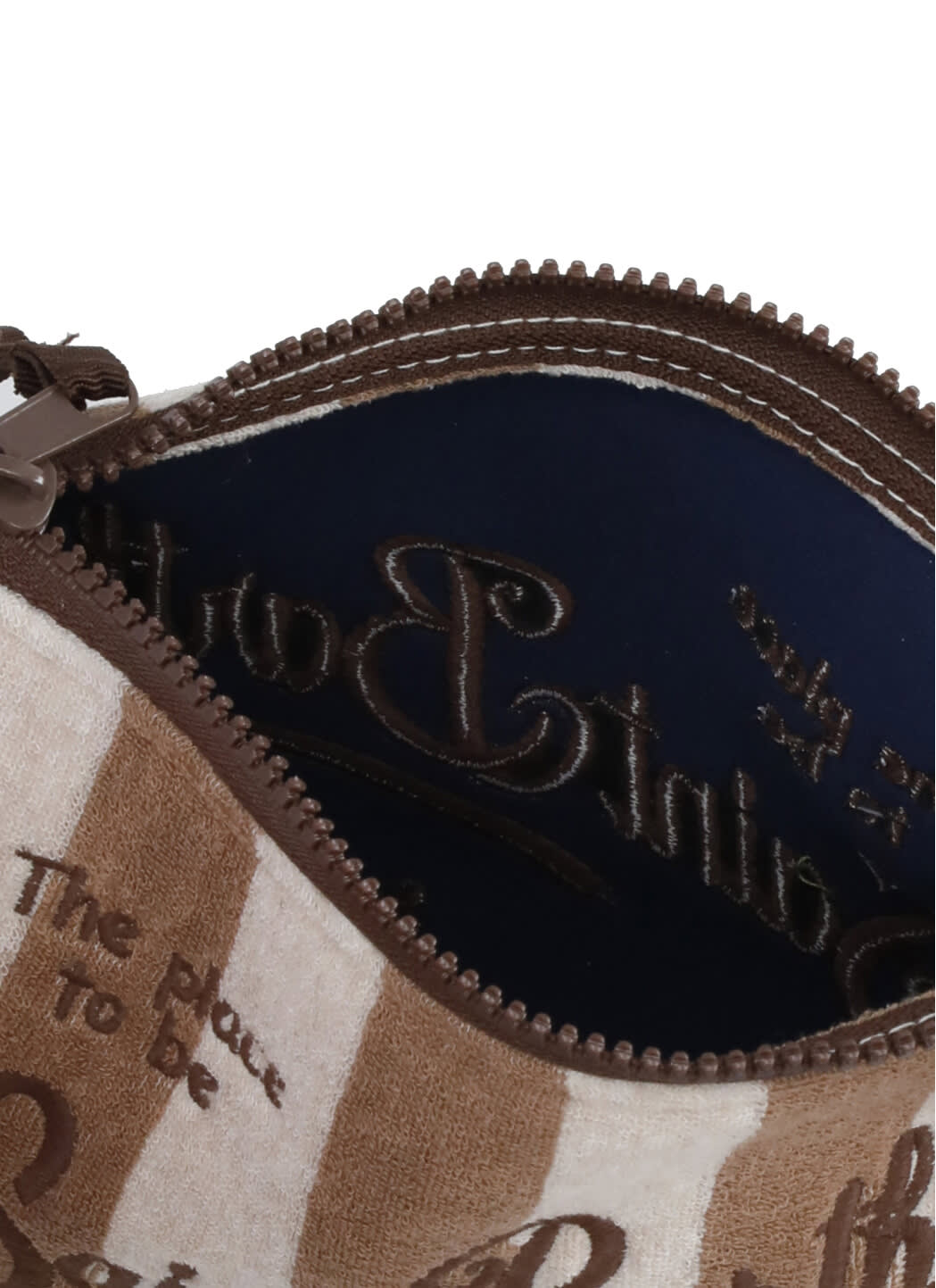 Shop Mc2 Saint Barth Aline Sponge Pochette