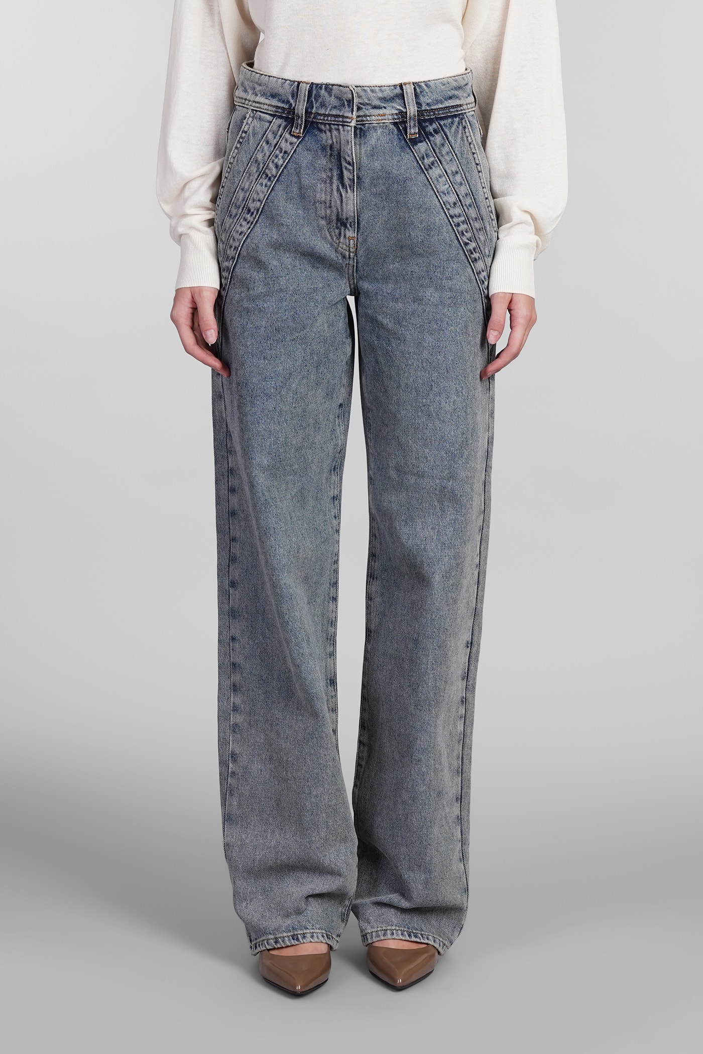 Pacome Jeans In Blue Cotton