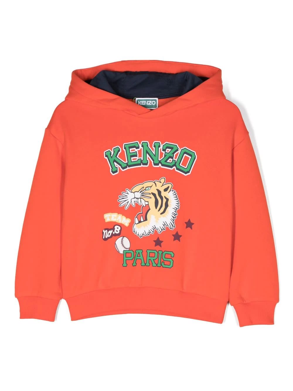 Shop Kenzo Hoodie In Arancione