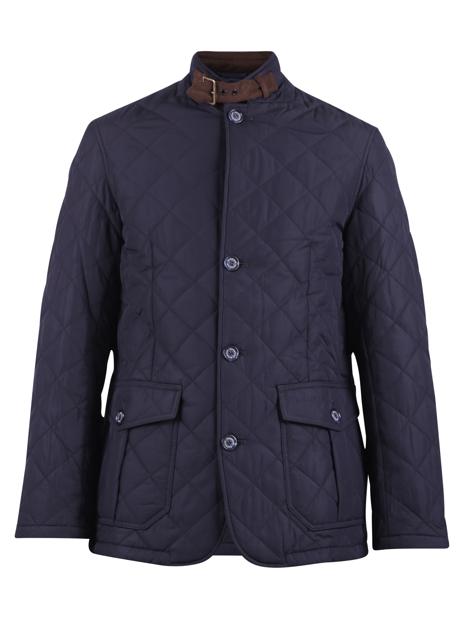 Shop Barbour Padded Jacket In Blue