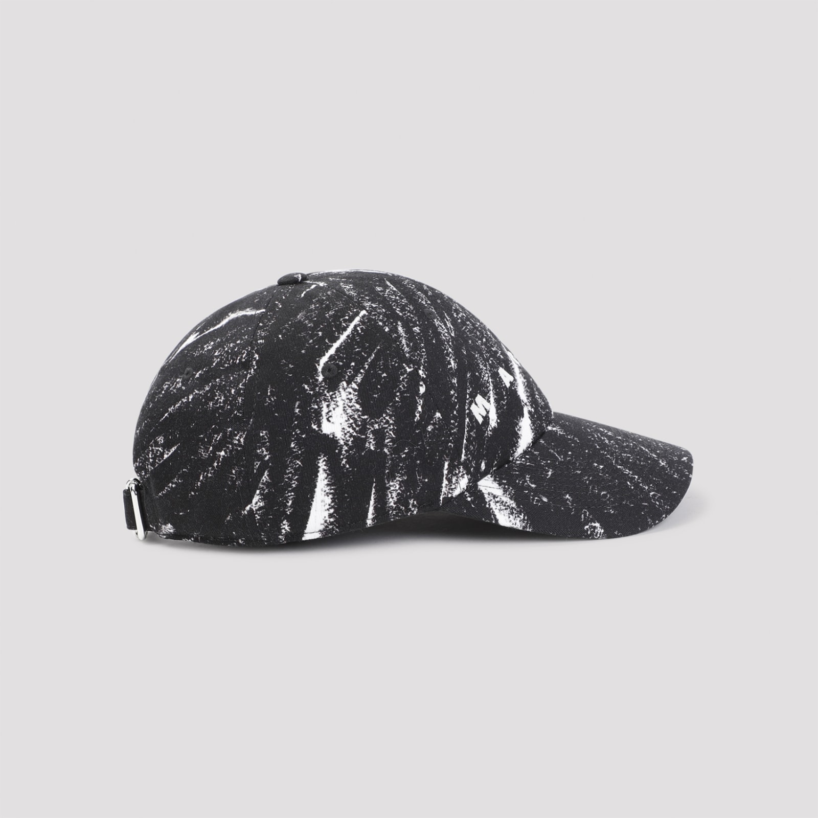 Shop Marni Cotton Hat In Black