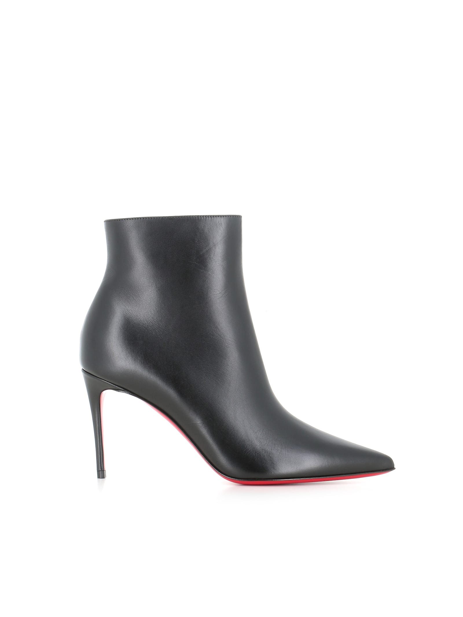 Christian Louboutin 100mm Miss Z Pointed-toe Stiletto Boots In Black