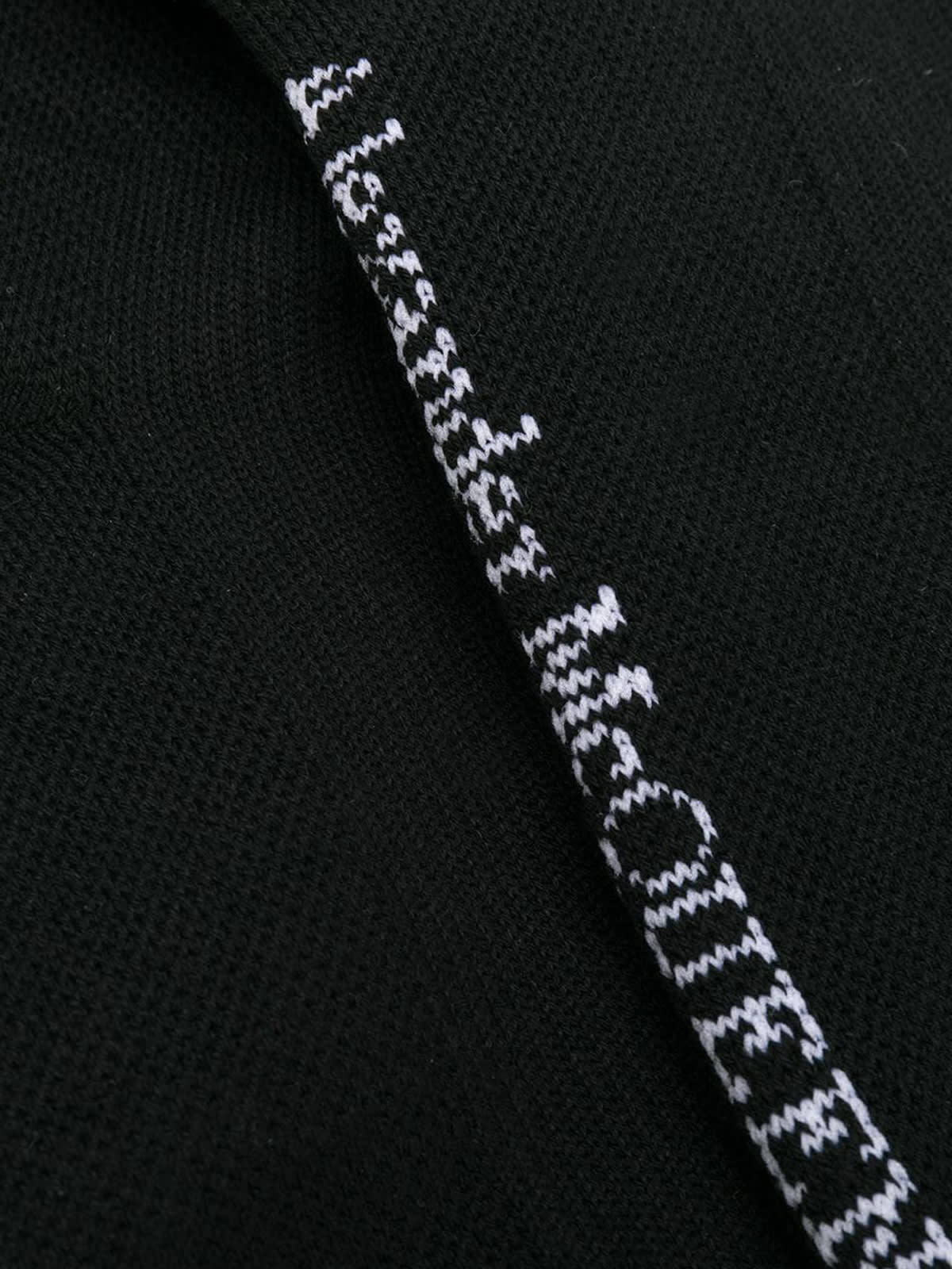 Shop Alexander Mcqueen Socks Branding Mcque In White Black