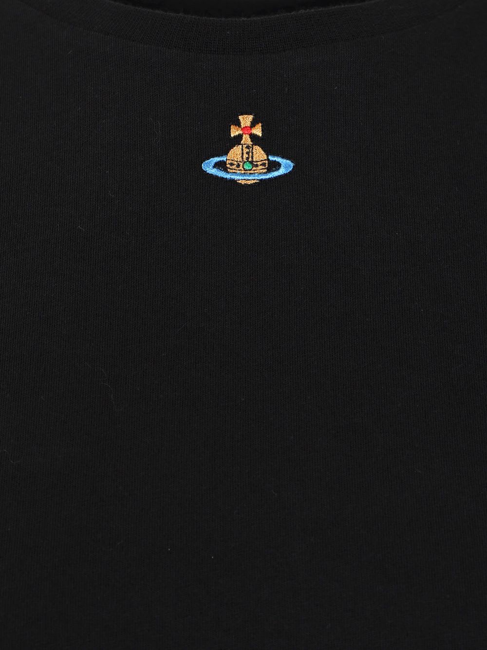 Shop Vivienne Westwood Classic T-shirt With Orb In Black
