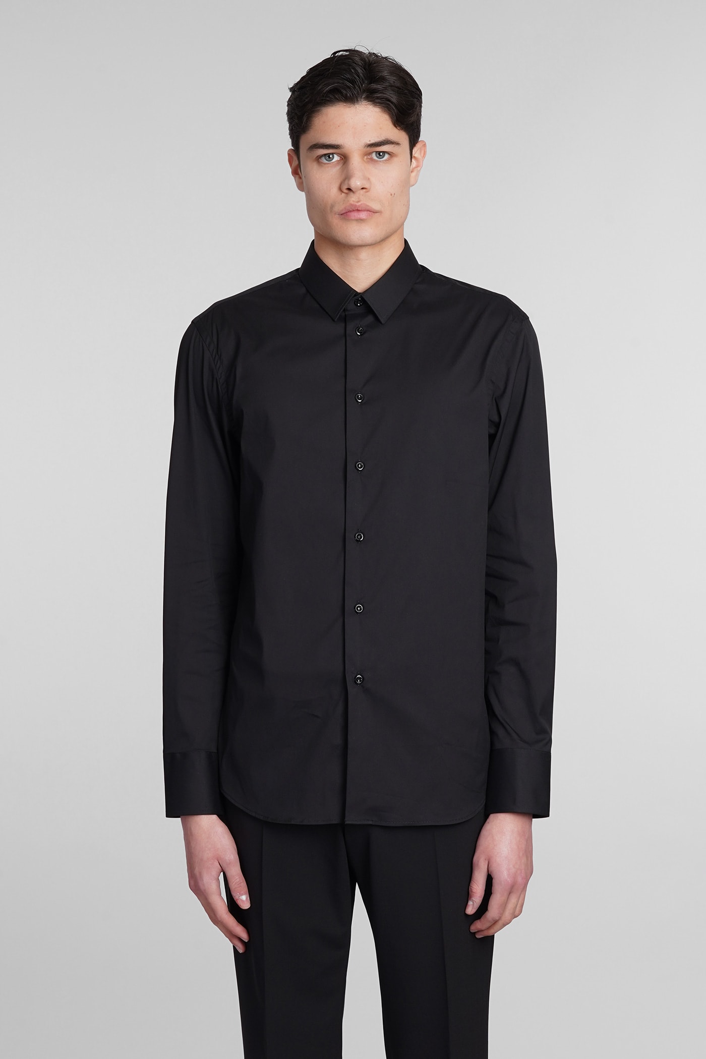 Shirt In Black Cotton