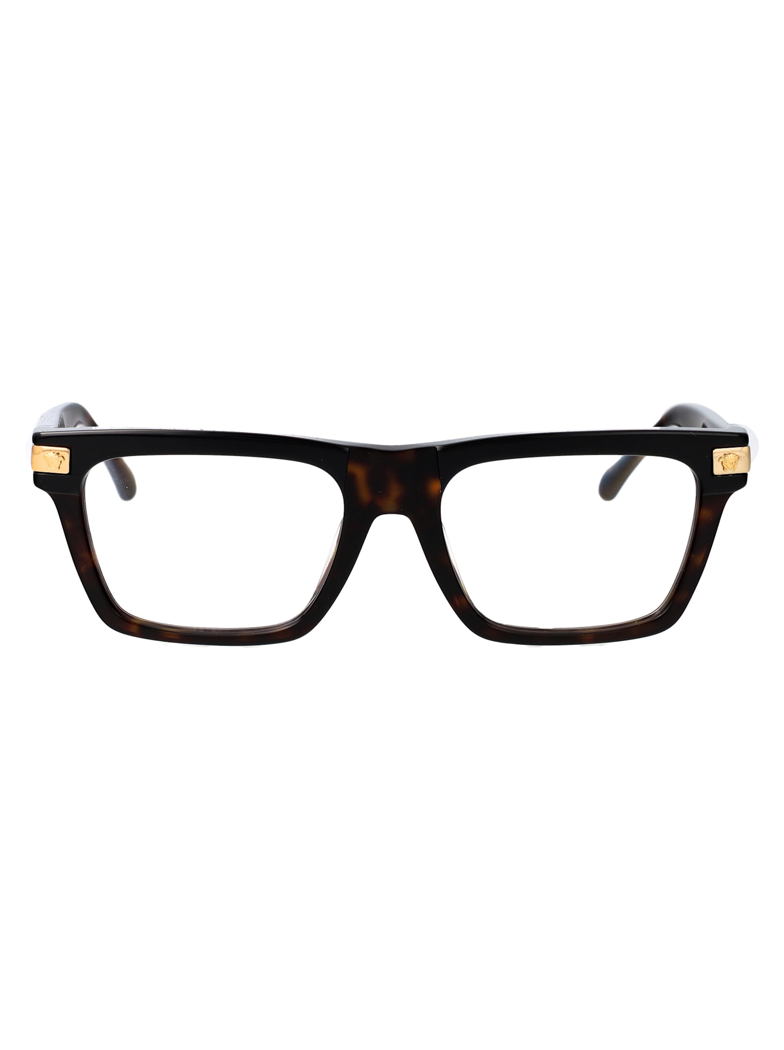 Shop Versace 0ve3354 Glasses In 5466 Top Black/havana