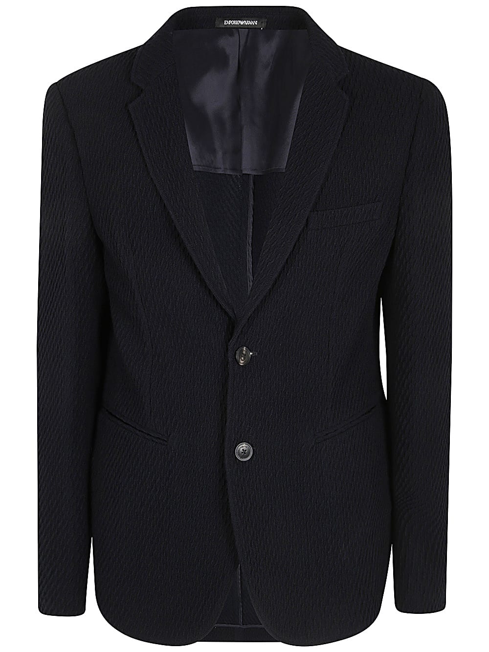 Shop Emporio Armani Blazer In Blue Navy