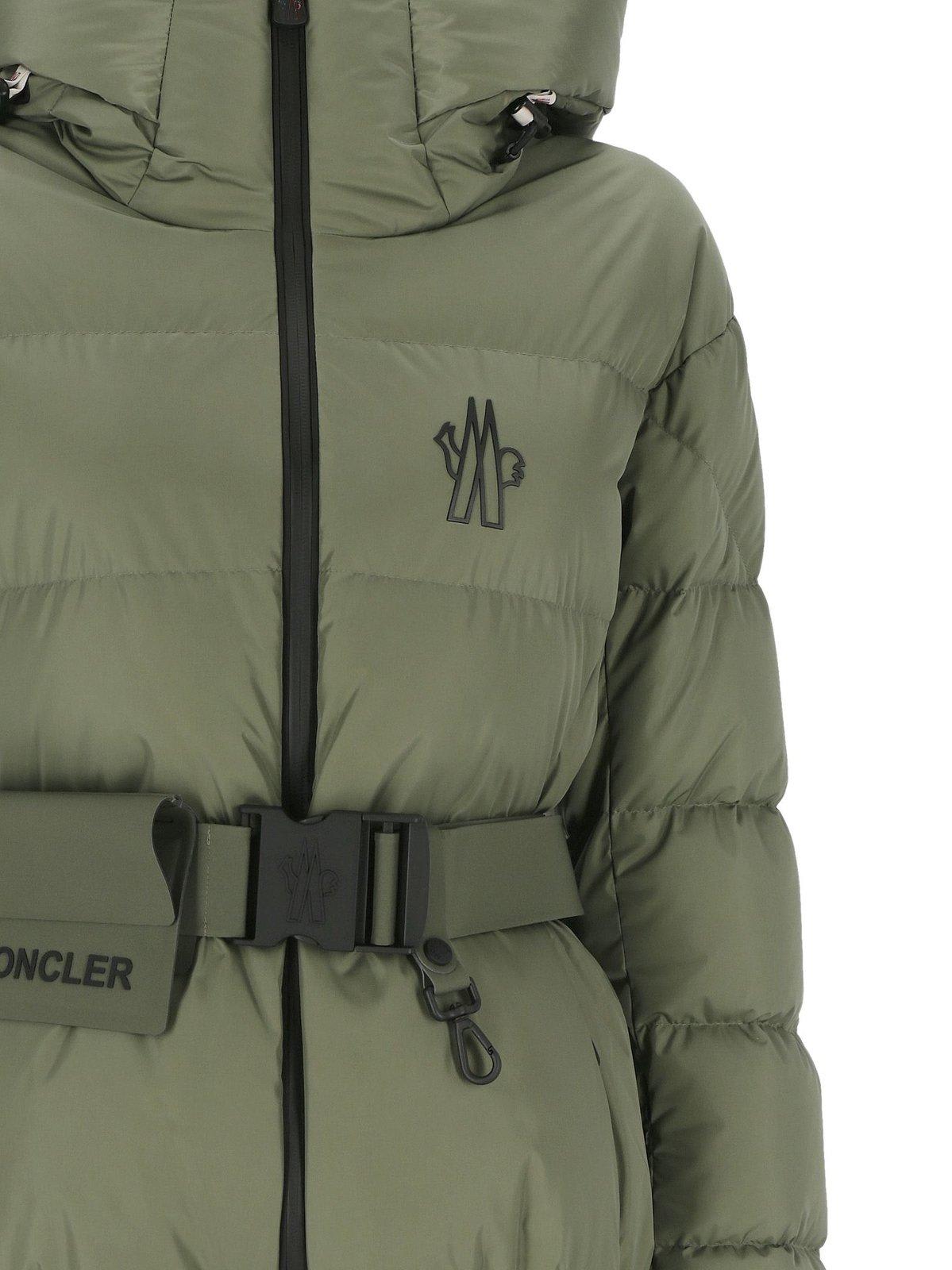 Shop Moncler Bouquetin Short Down Jacket In Low White