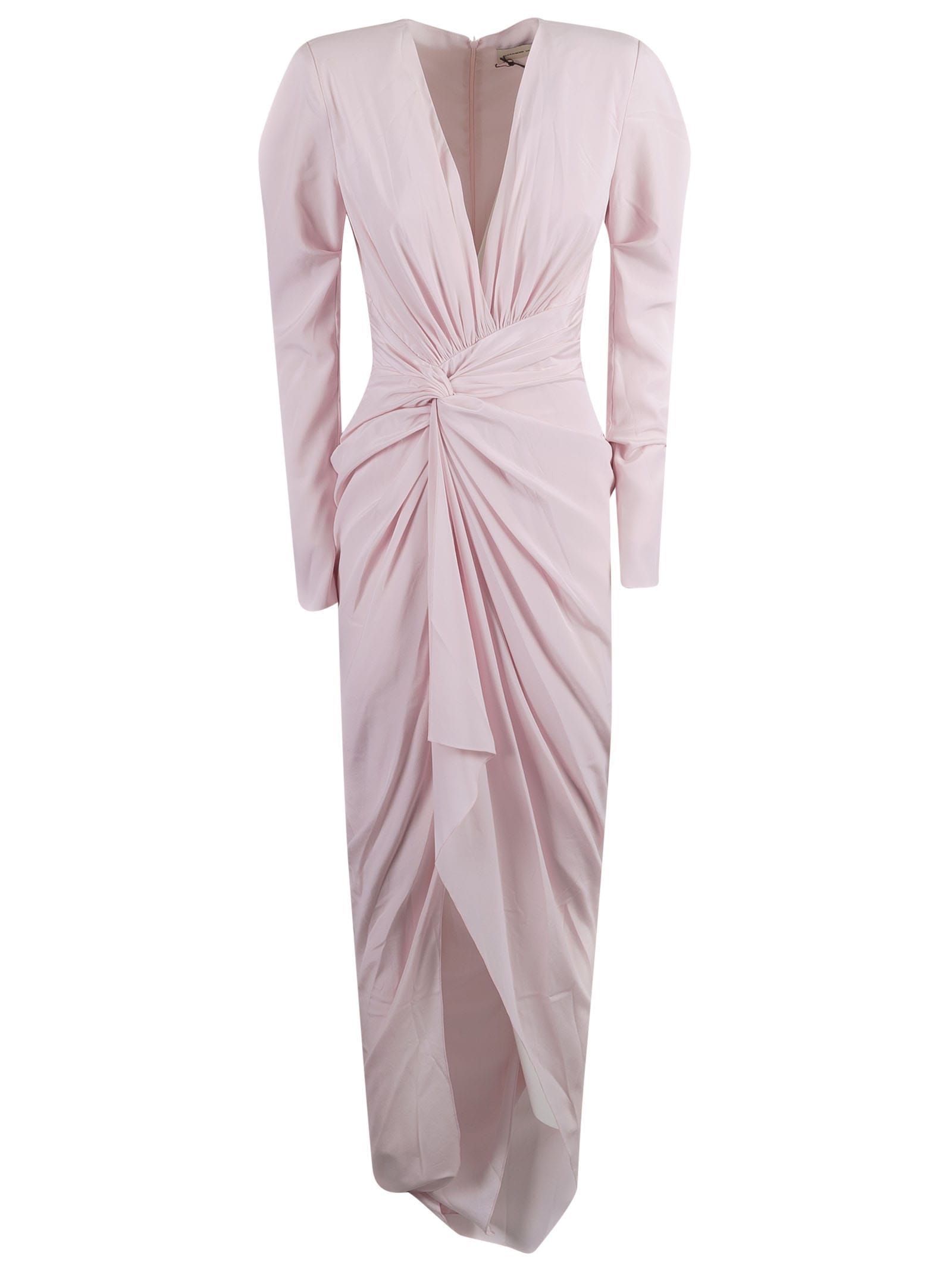 Alexandre Vauthier Wrap V-neck Long Dress