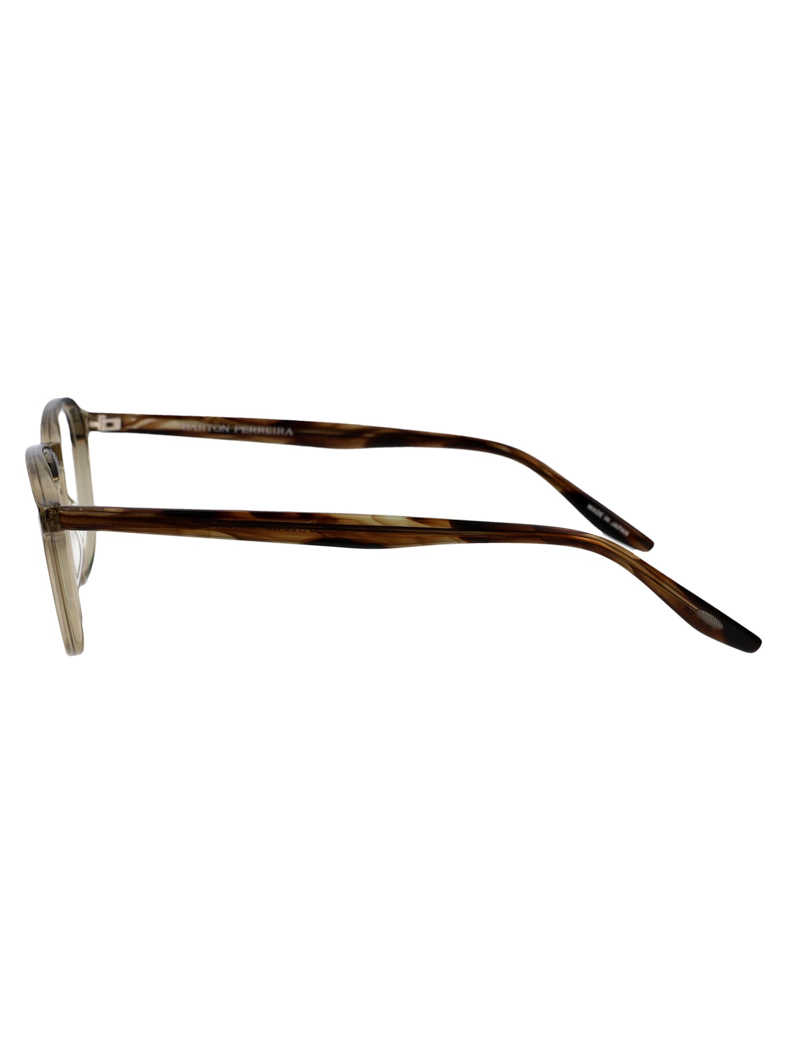 Shop Barton Perreira Zorin Glasses In Khaki