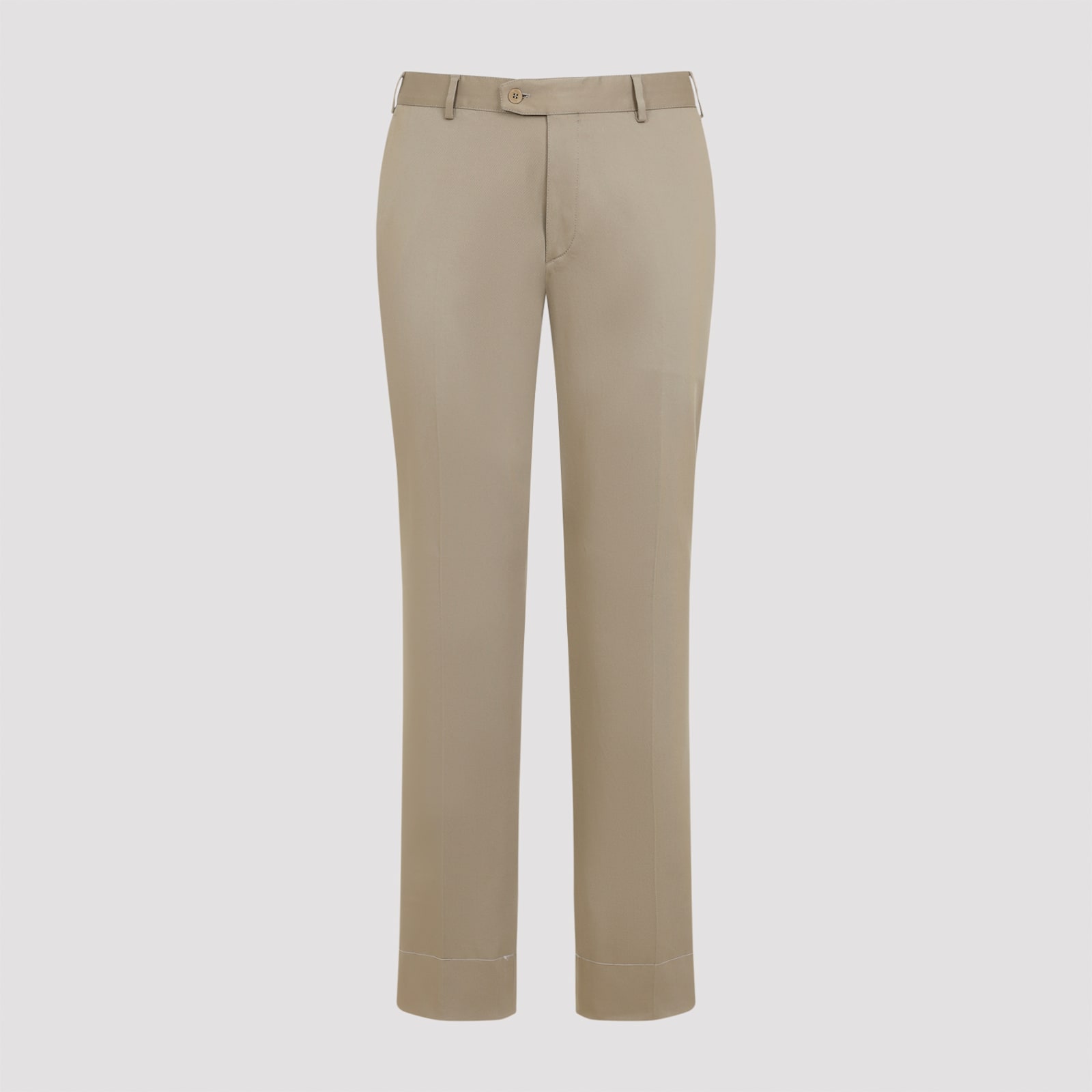 Brioni Pienza Trousers With Side And Back Pockets In Brown