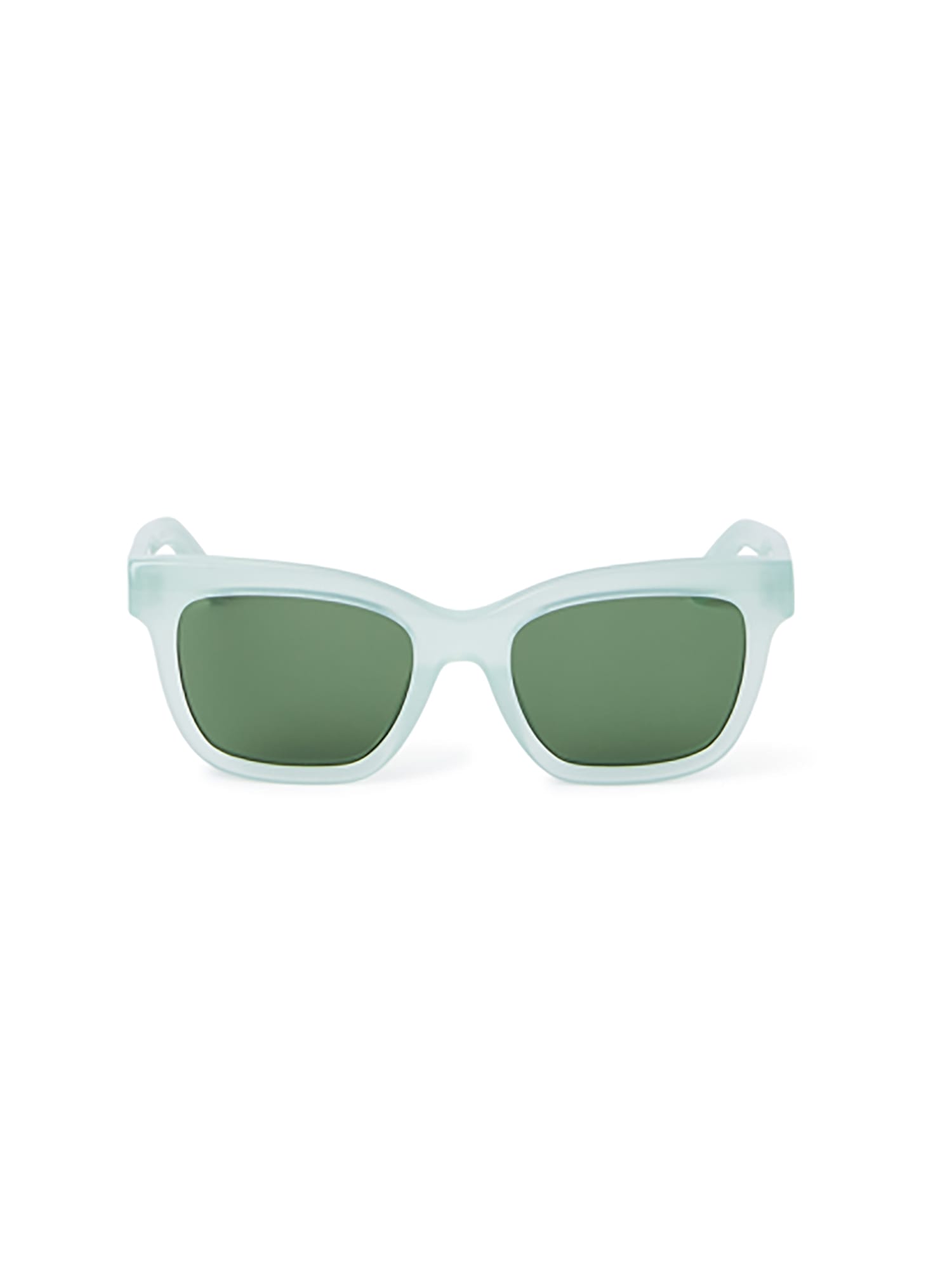 Off-white Oeri143 Lincoln Sunglasses Eyewear In Sage Dark Grey