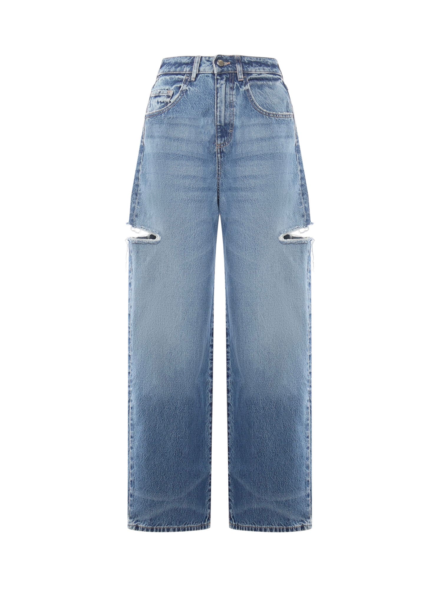 Icon Denim Poppy Cotton Jeans In Blue