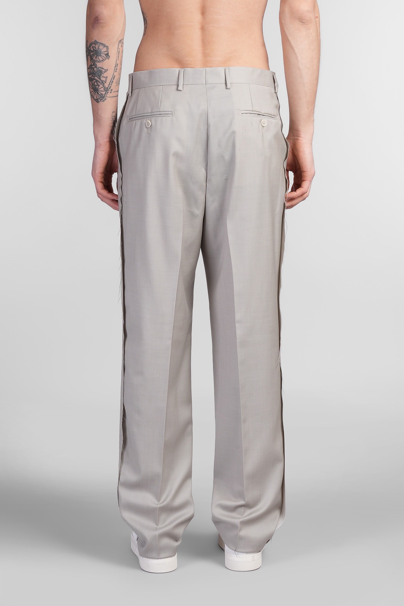Paura Troy Trousers In Taupe