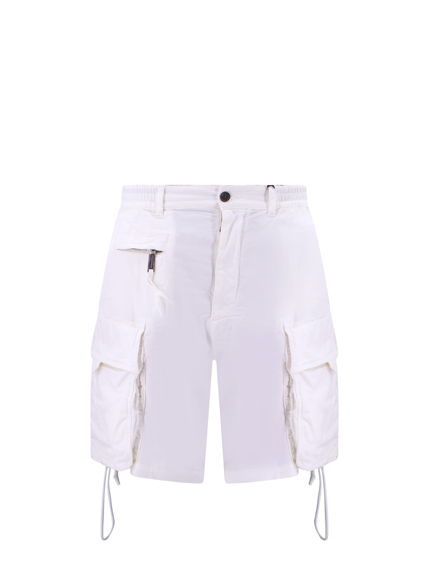 Shop Dsquared2 Big Elasytic Short Bermuda Shorts In White