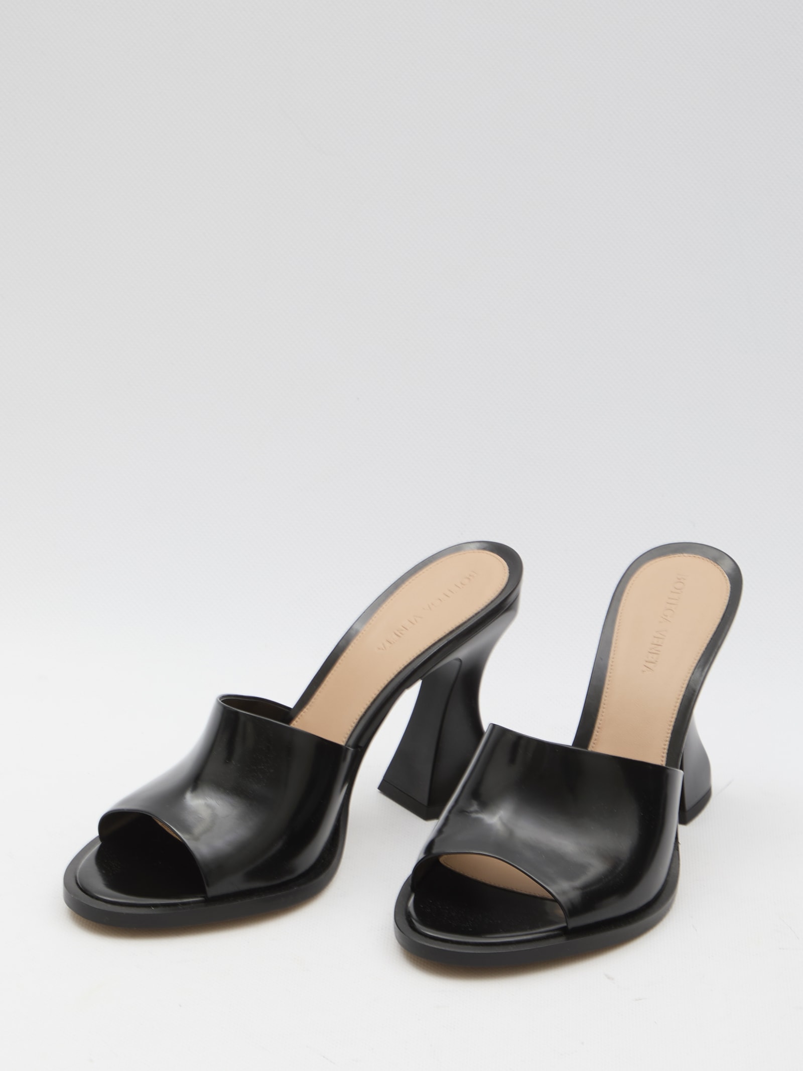 Shop Bottega Veneta Cha-cha Mules In Black