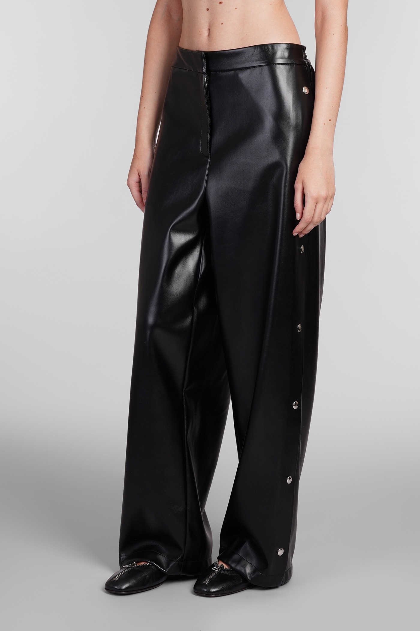 Shop Stella Mccartney Pants In Black Polyester