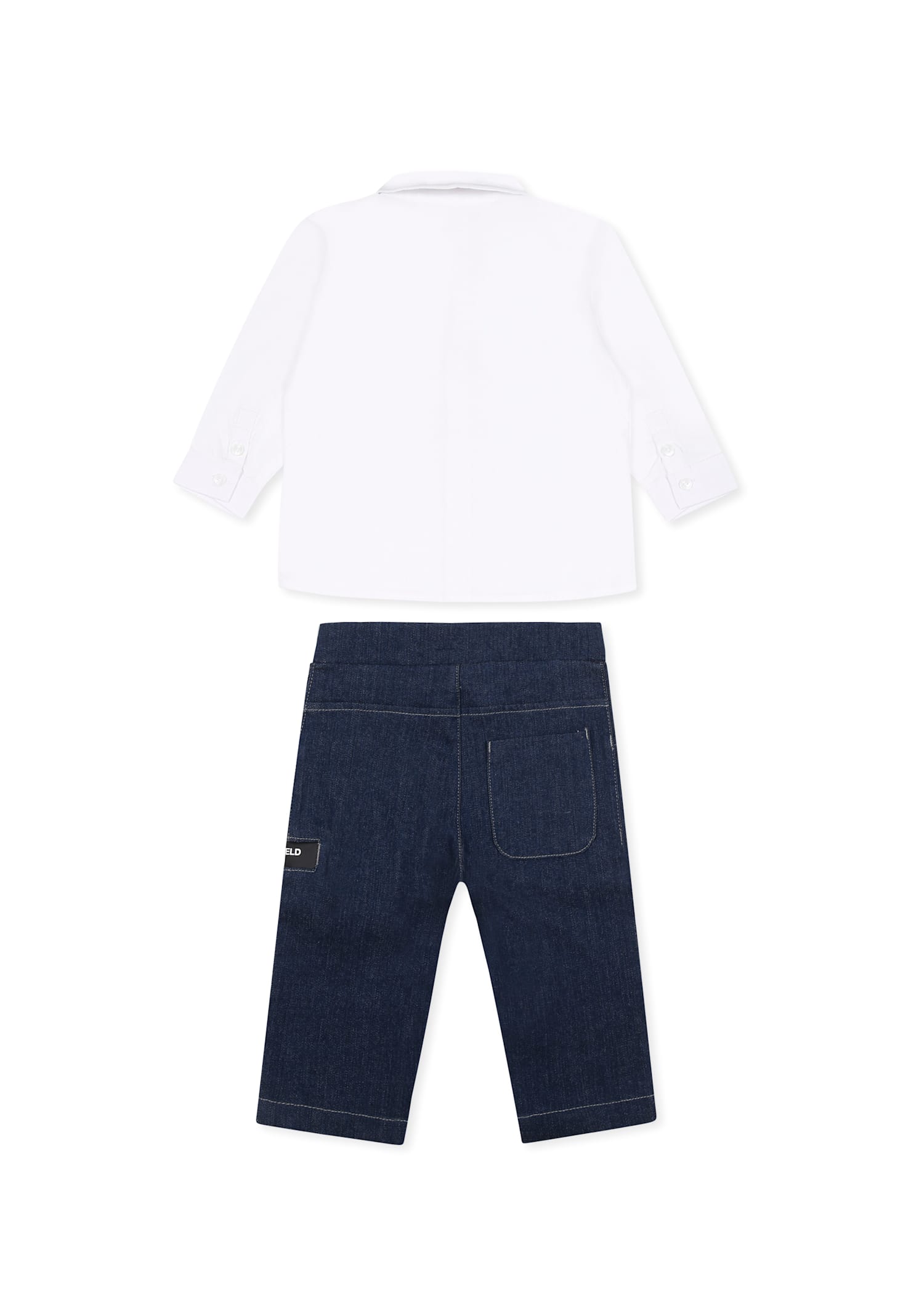 Karl Lagerfeld Multicolor Suit For Baby Boy With  In Multicolor