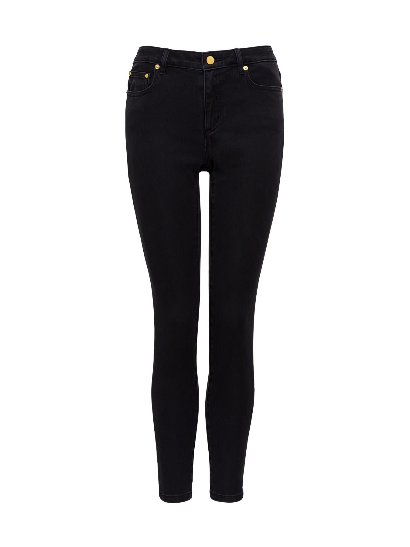 Shop Michael Kors Skinny Jeans In Black