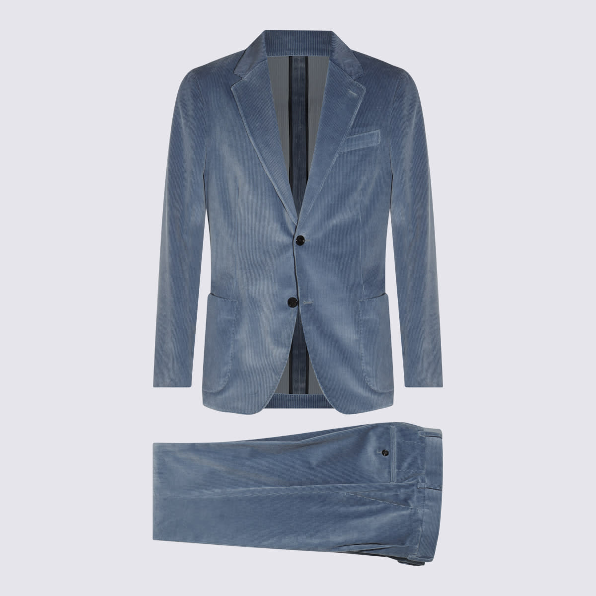 Blue Cotton Suit