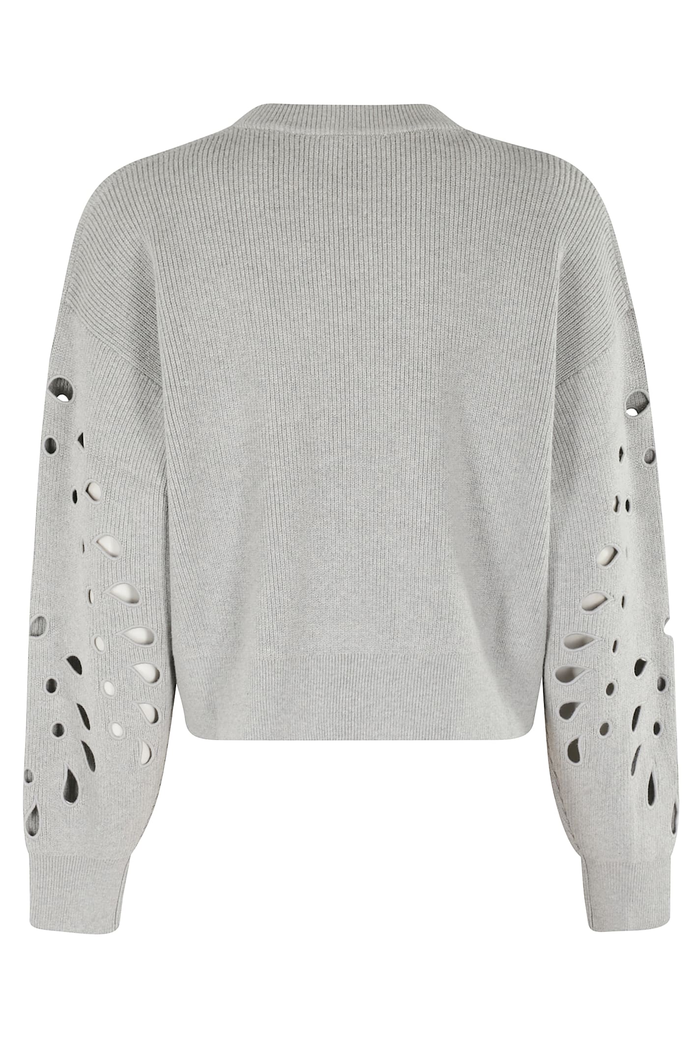 Ulla Johnson Boxy Grey Melange Vanessa Pullover In Gray