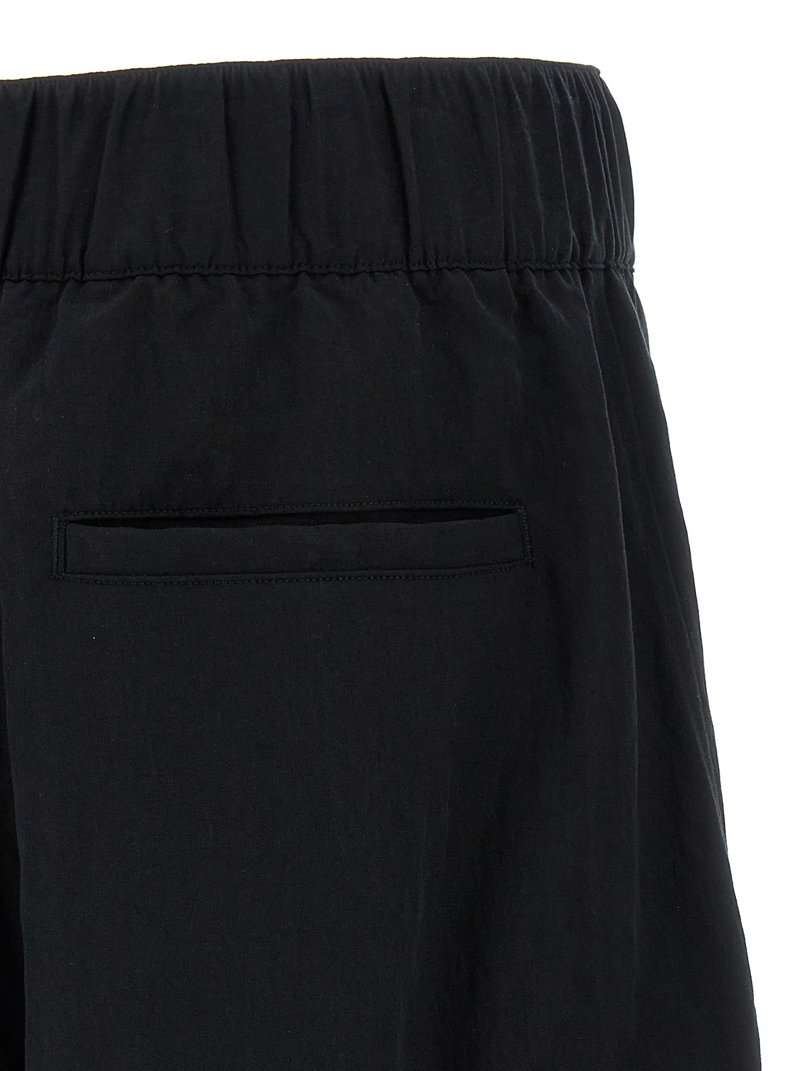 Y-3 Wide Leg Bermuda Shorts Bermuda And Short Black In Black