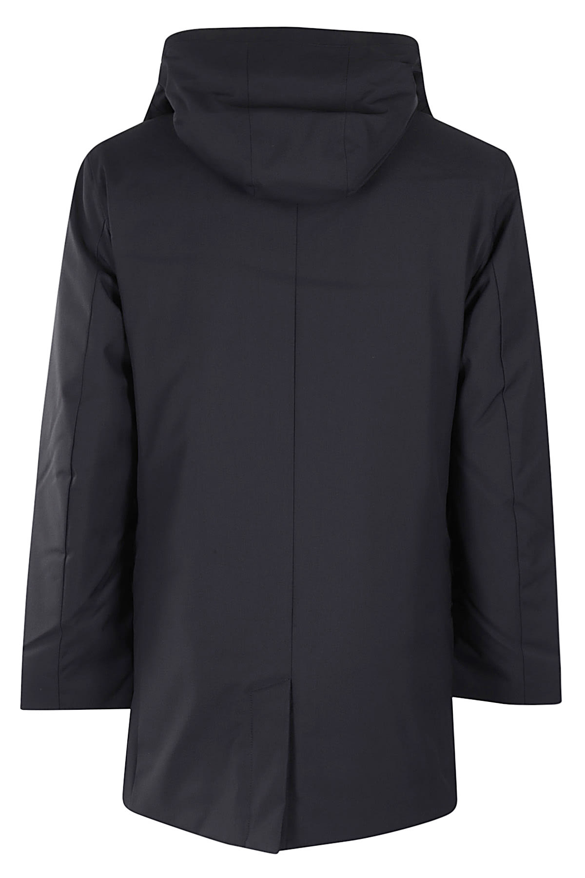 Shop Save The Duck Sam Cappotto Cappuccio In Blue Black