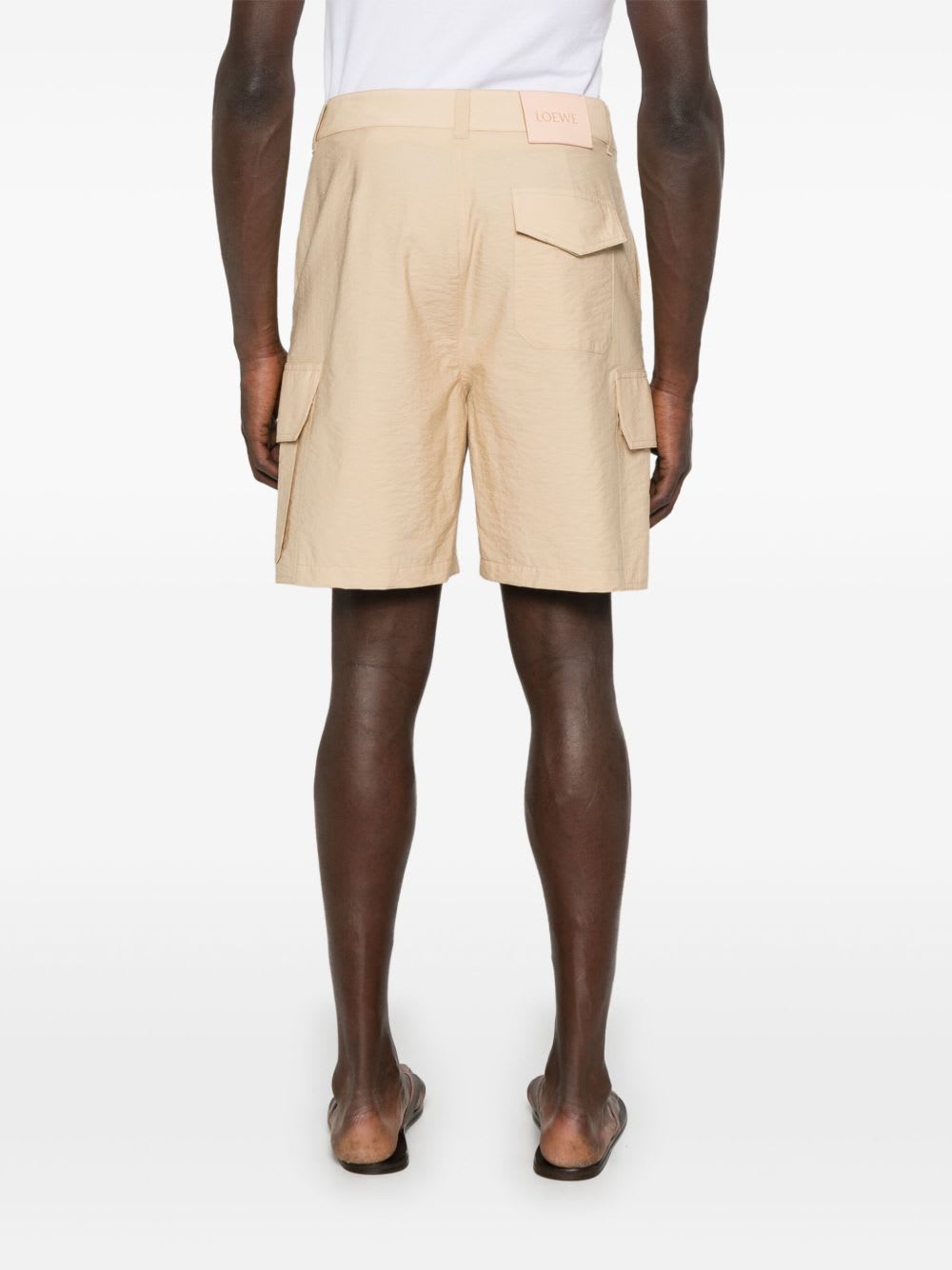 Loewe Cargo Shorts In Neutral
