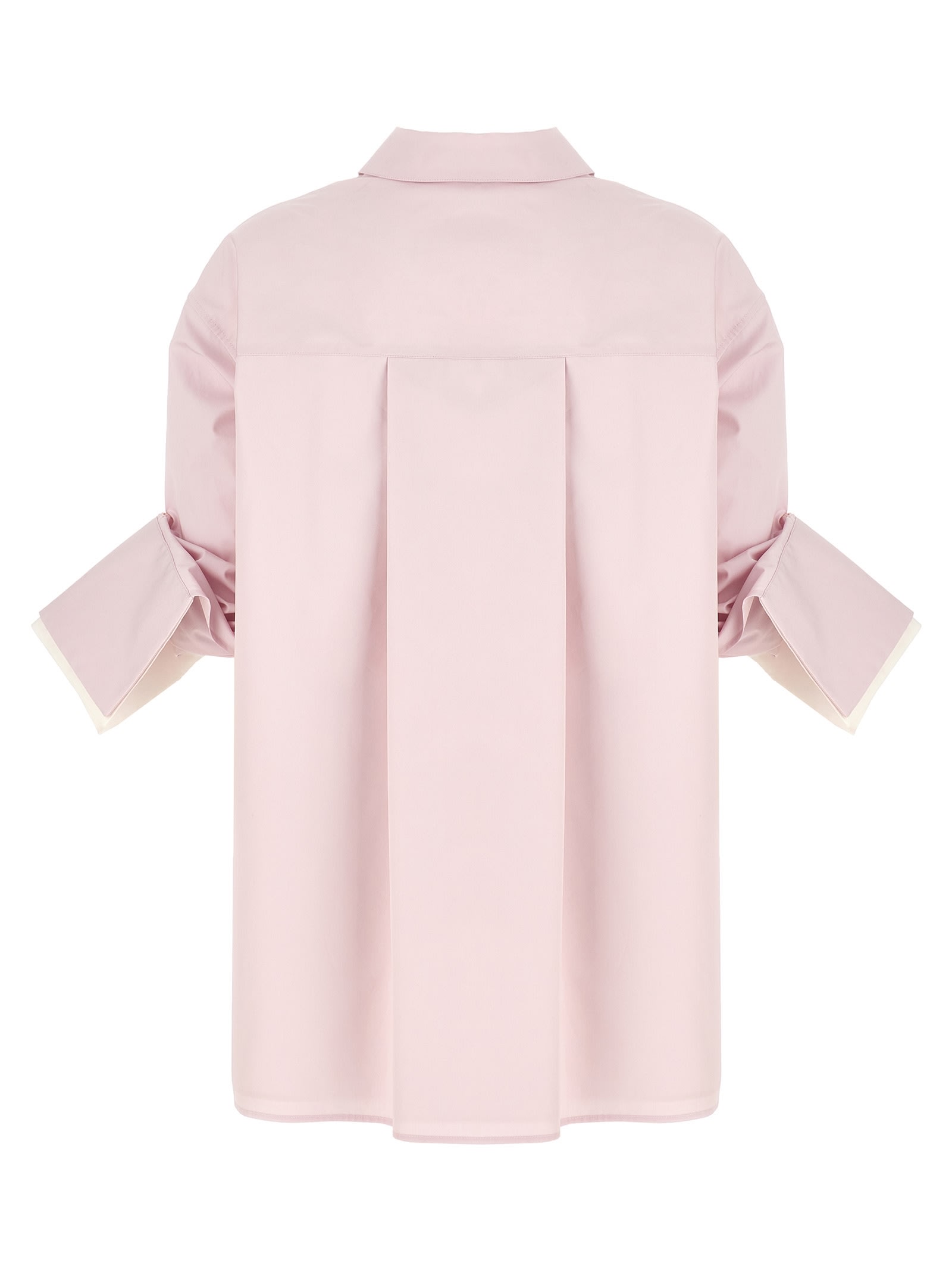 Shop Loewe Turn-up Shirt In Pink