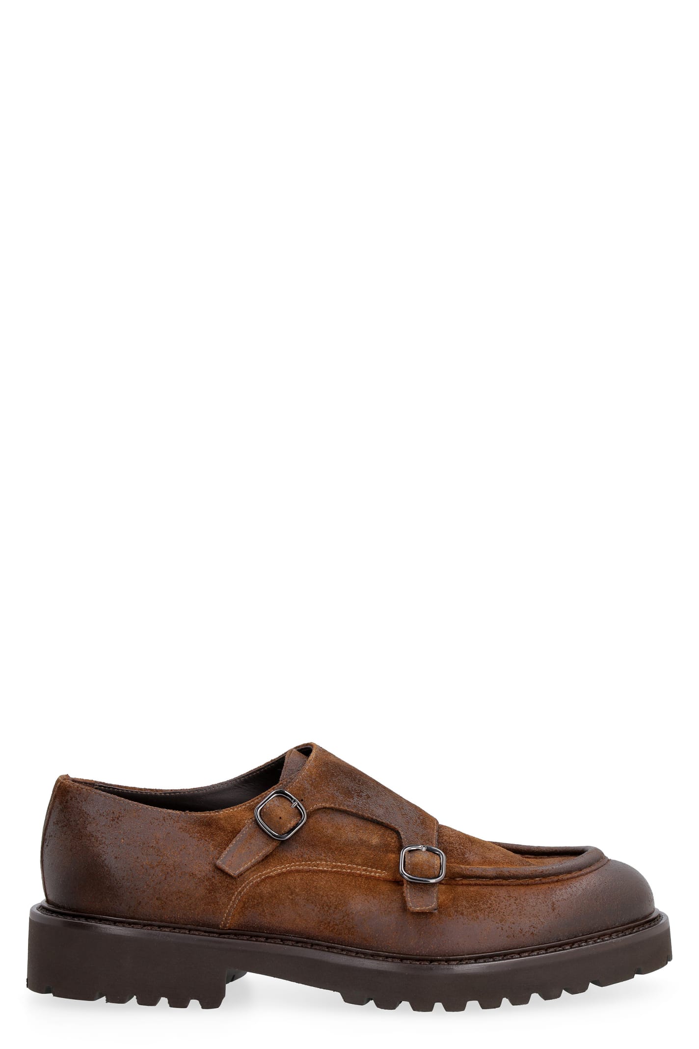 Doucals Suede Monk-strap Shoes