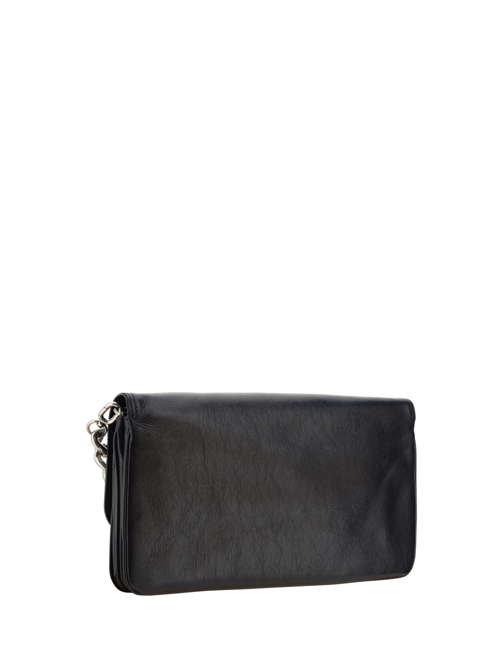 Balenciaga Bb Soft Large Flap Bag In Black