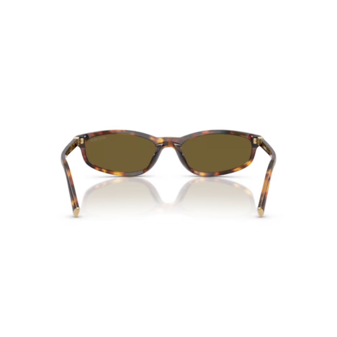Miu Miu 0mu A06s 14l09z Havana Miele Sunglasses In Brown