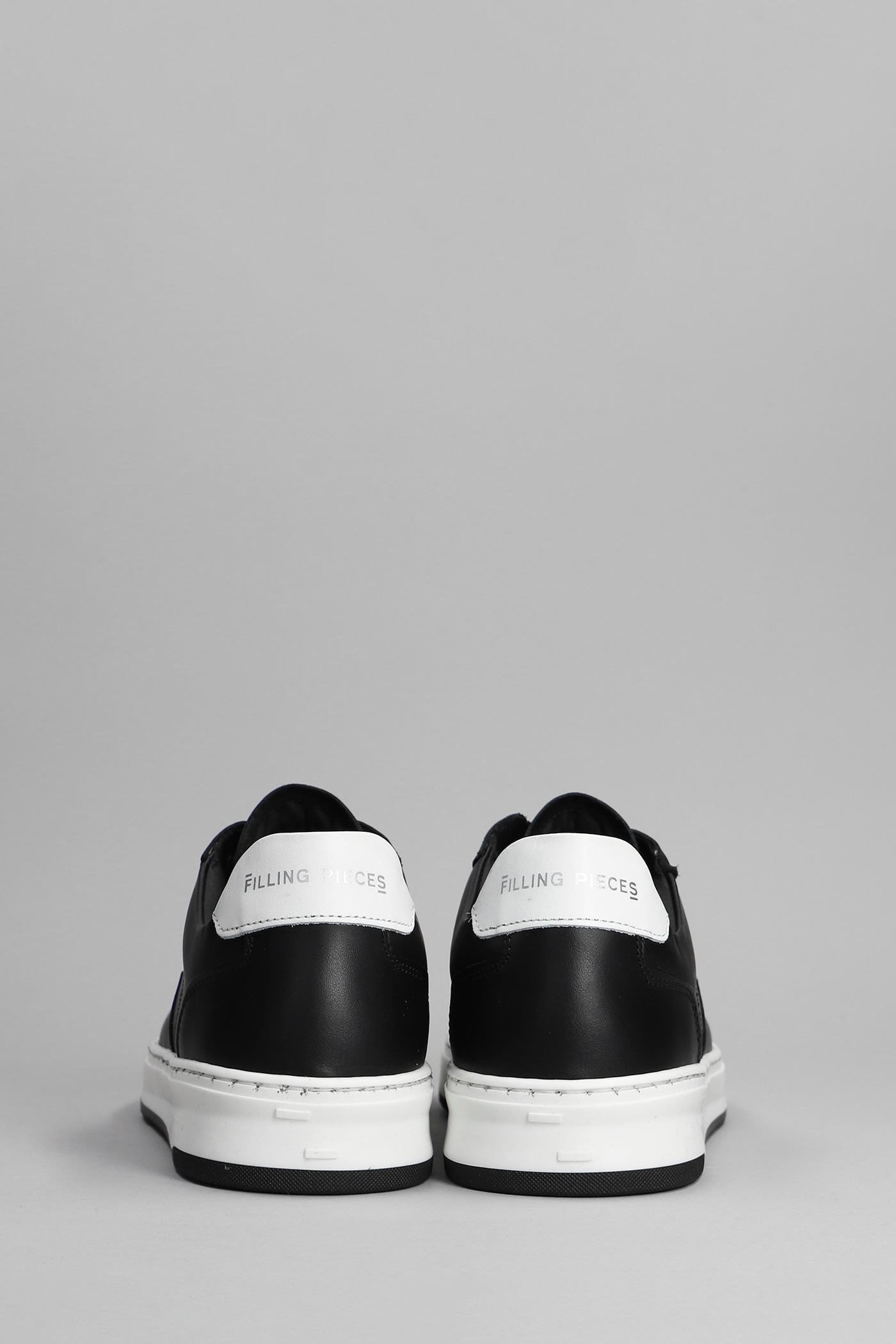 Shop Filling Pieces Mondo Lux Sneakers In Black Leather