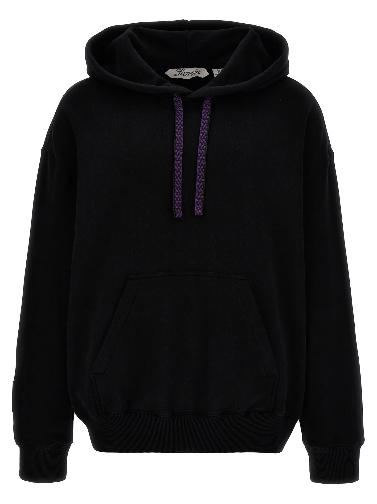 LANVIN LOGO EMBROIDERY HOODIE